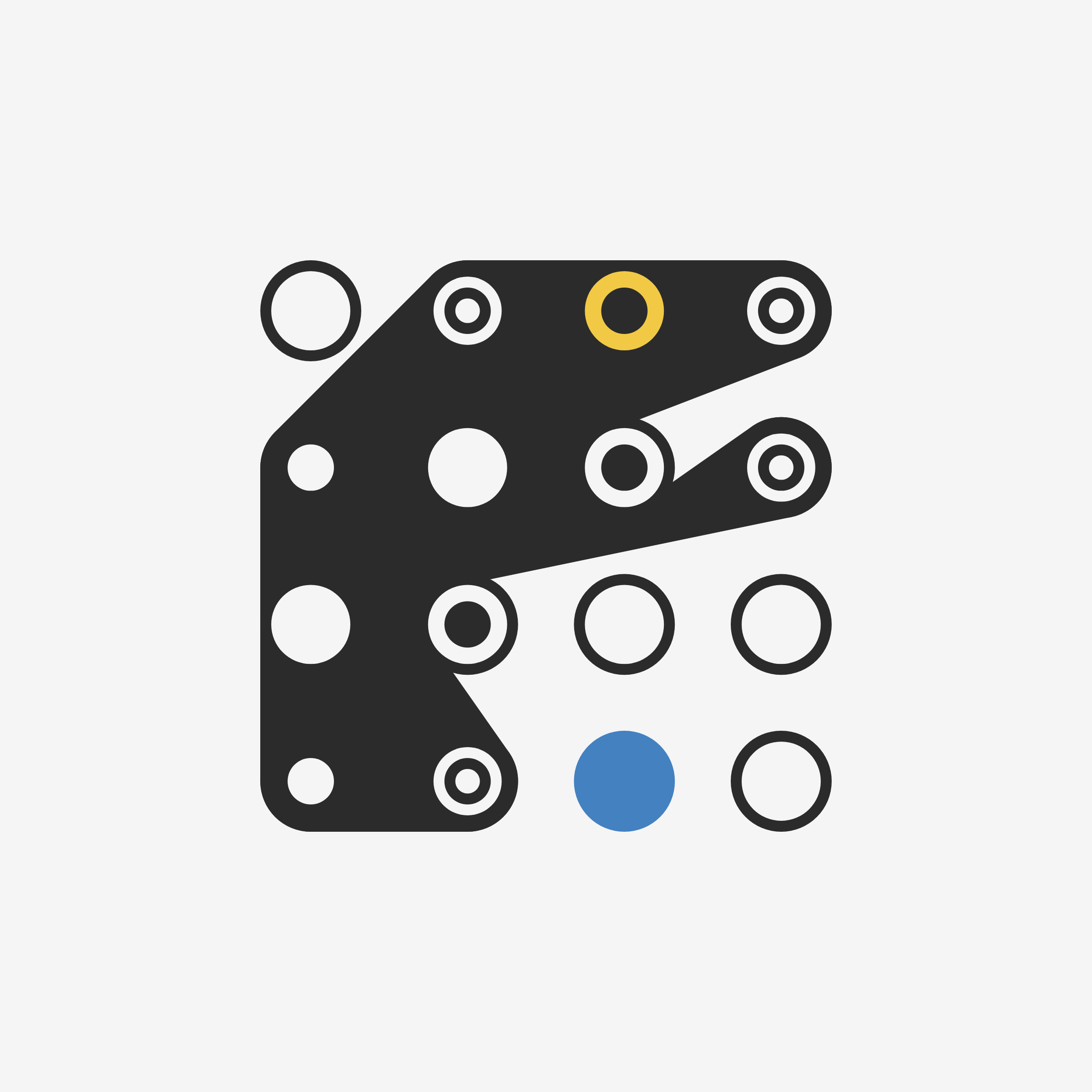 Art Blocks - Art Blocks v2 - Ringers #159 - NFT # 13000159