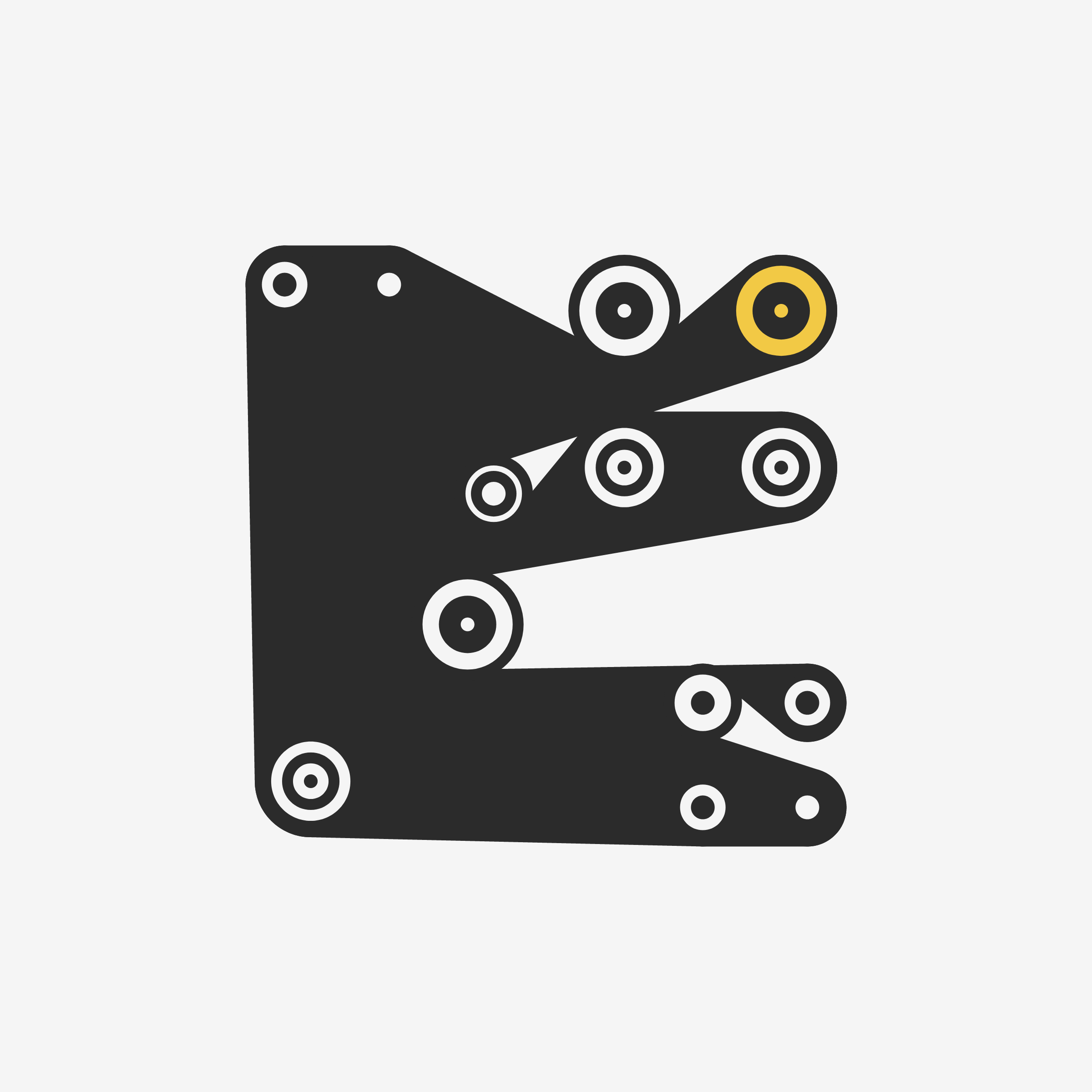 Art Blocks - Art Blocks v2 - Ringers #160 - NFT # 13000160