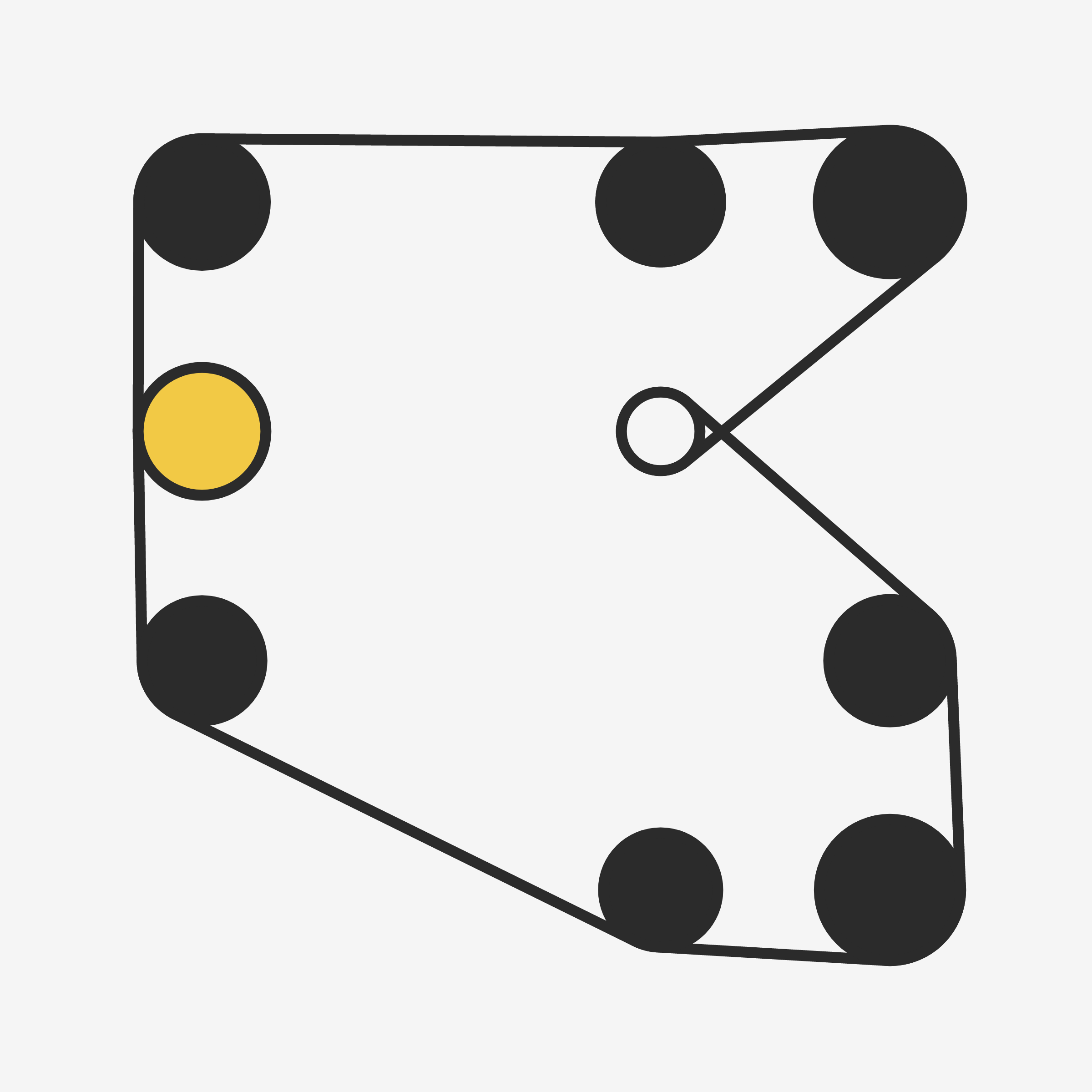 Art Blocks - Art Blocks v2 - Ringers #161 - NFT # 13000161