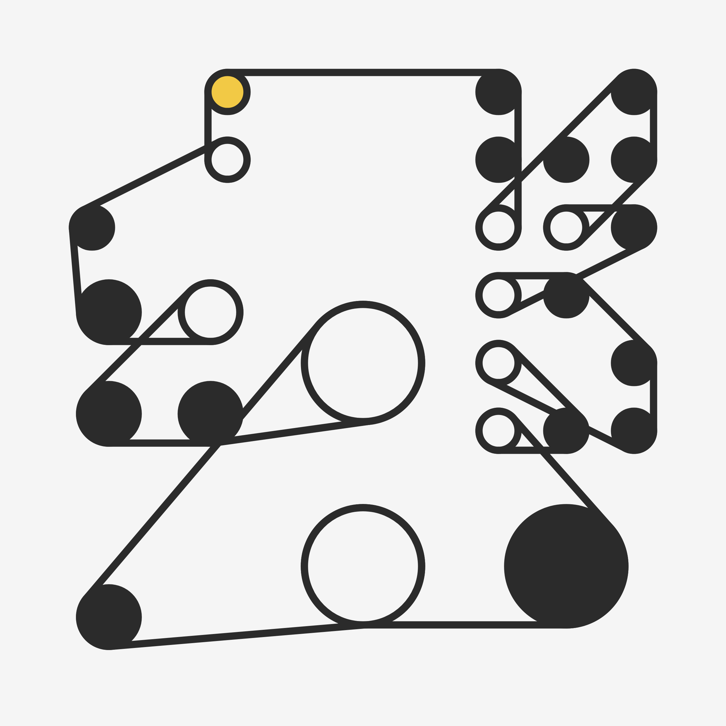 Art Blocks - Art Blocks v2 - Ringers #163 - NFT # 13000163