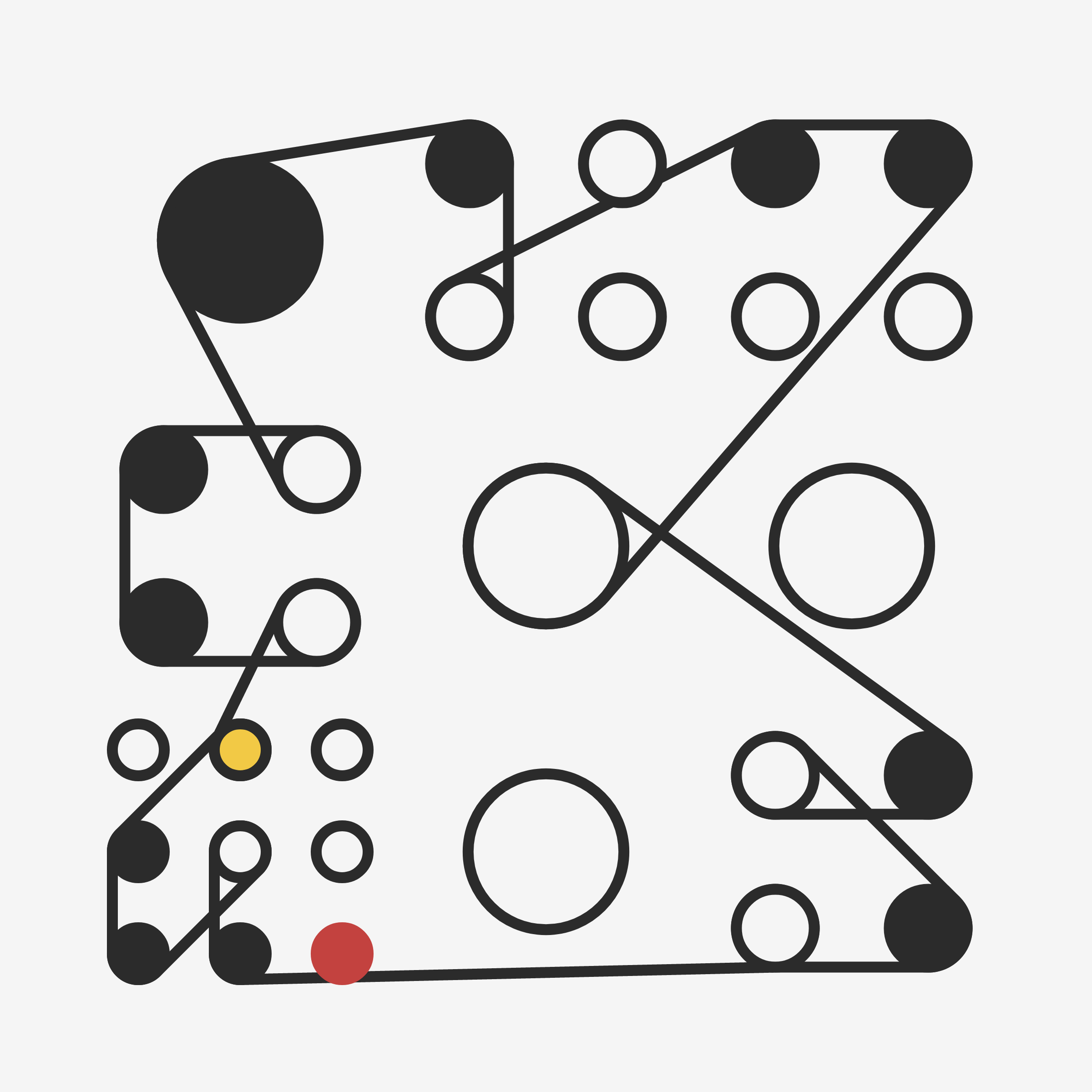 Art Blocks - Art Blocks v2 - Ringers #164 - NFT # 13000164