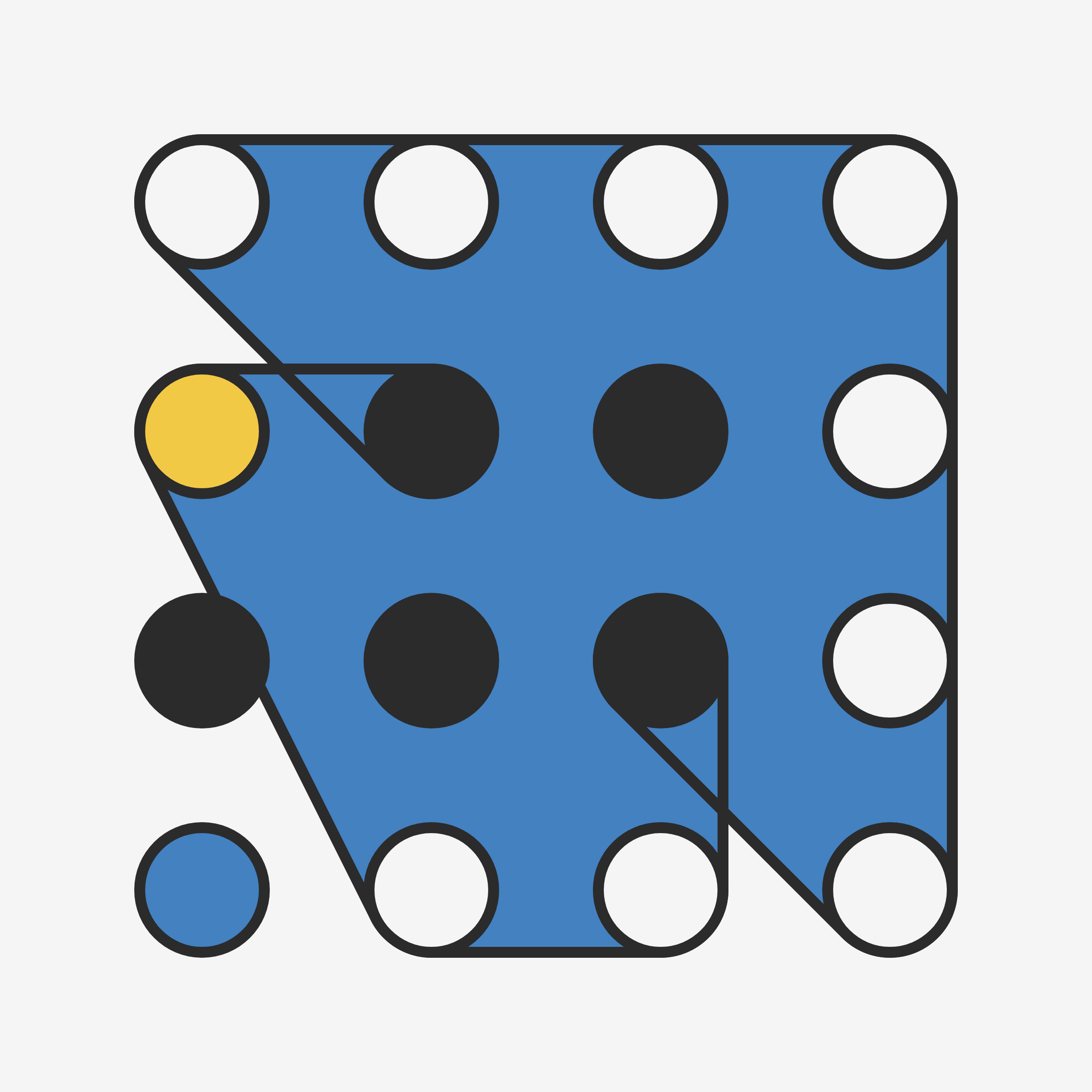 Art Blocks - Art Blocks v2 - Ringers #172 - NFT # 13000172