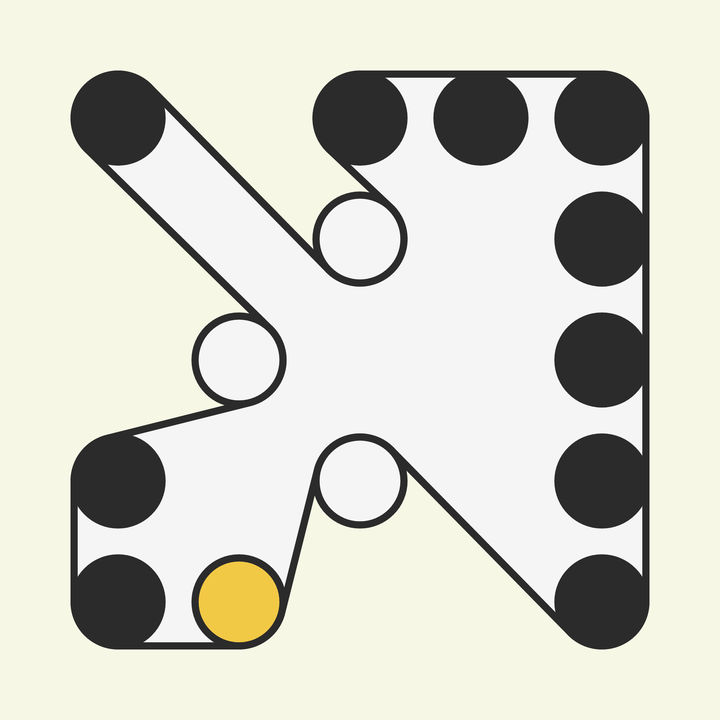 Art Blocks - Art Blocks v2 - Ringers #190 - NFT # 13000190