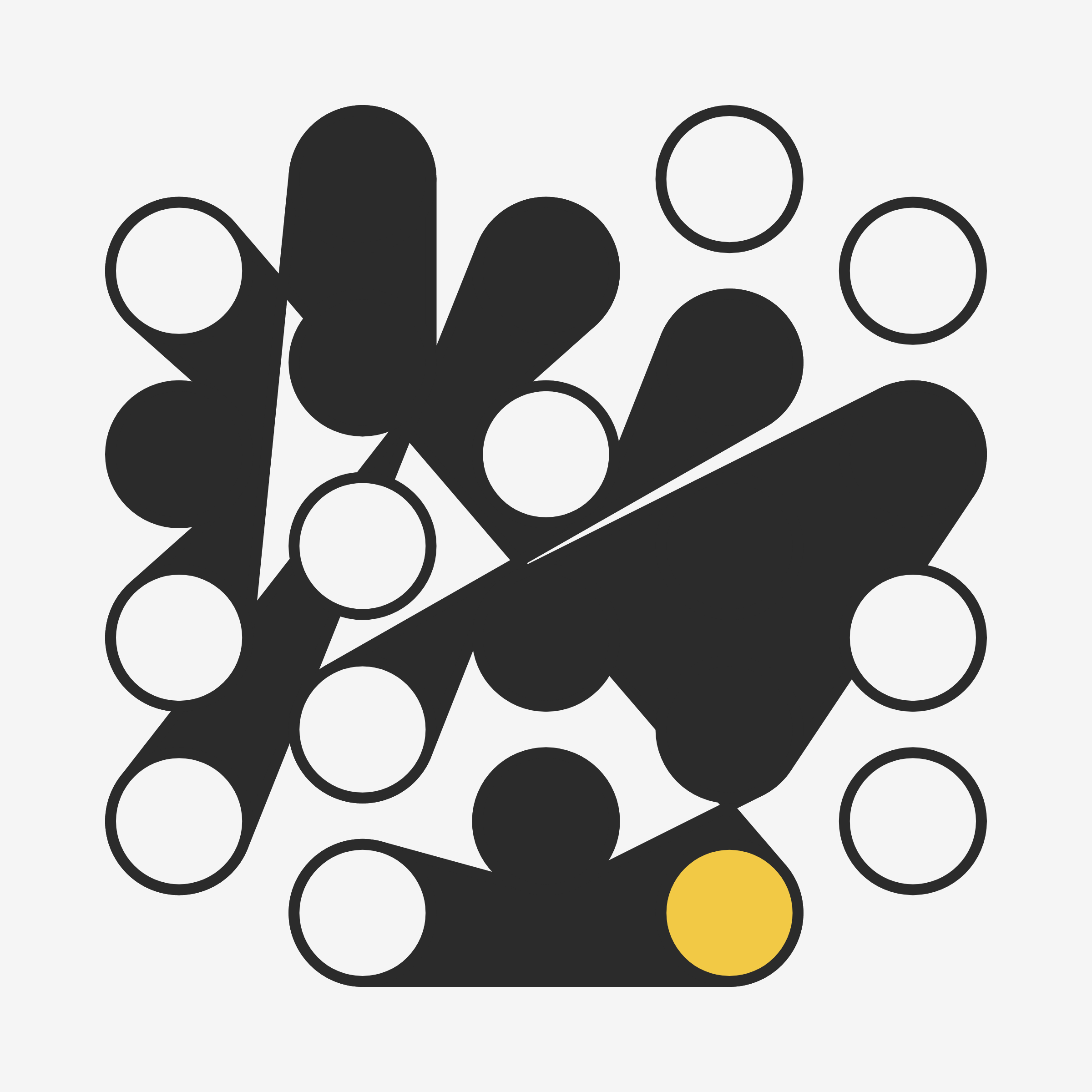 Art Blocks - Art Blocks v2 - Ringers #204 - NFT # 13000204