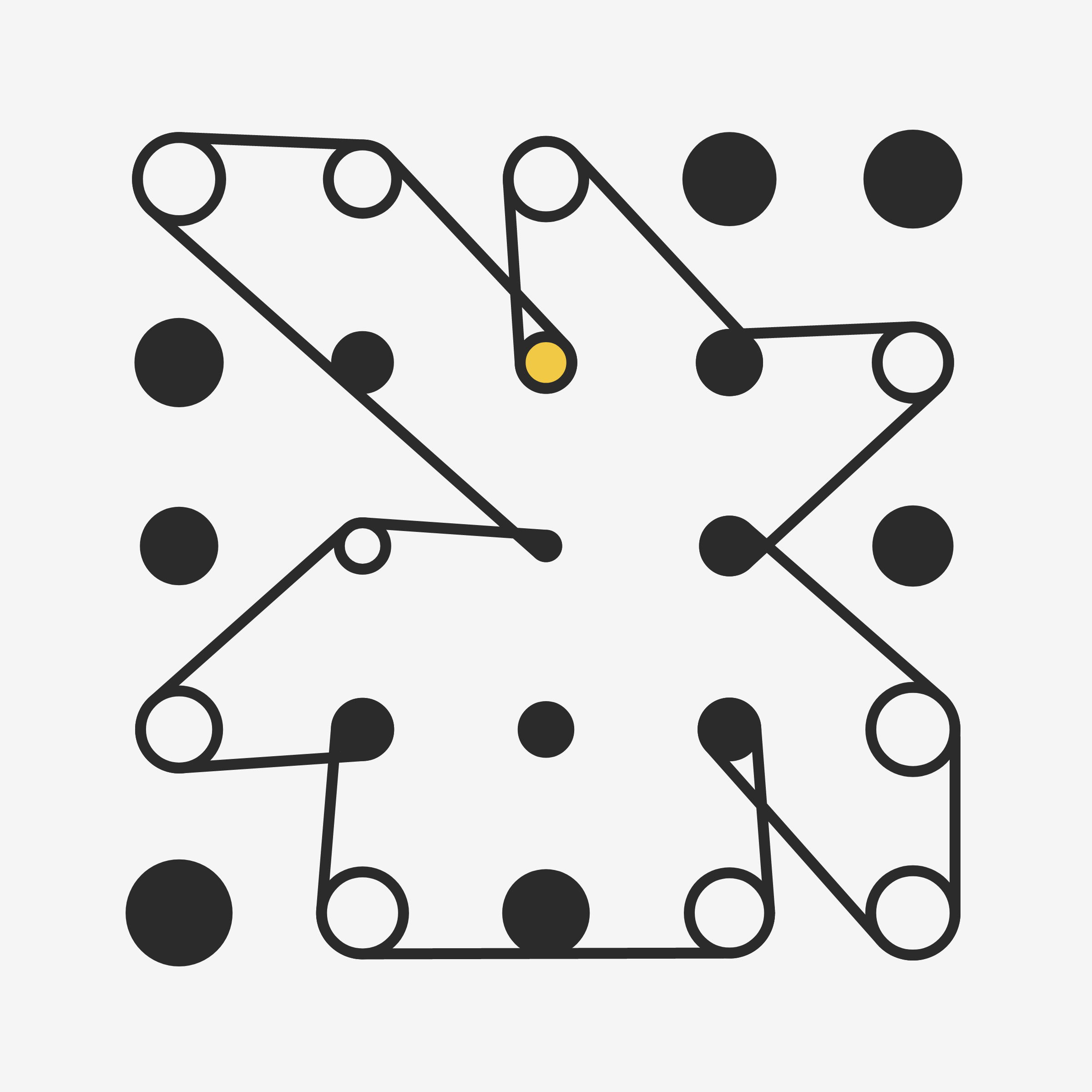 Art Blocks - Art Blocks v2 - Ringers #215 - NFT # 13000215