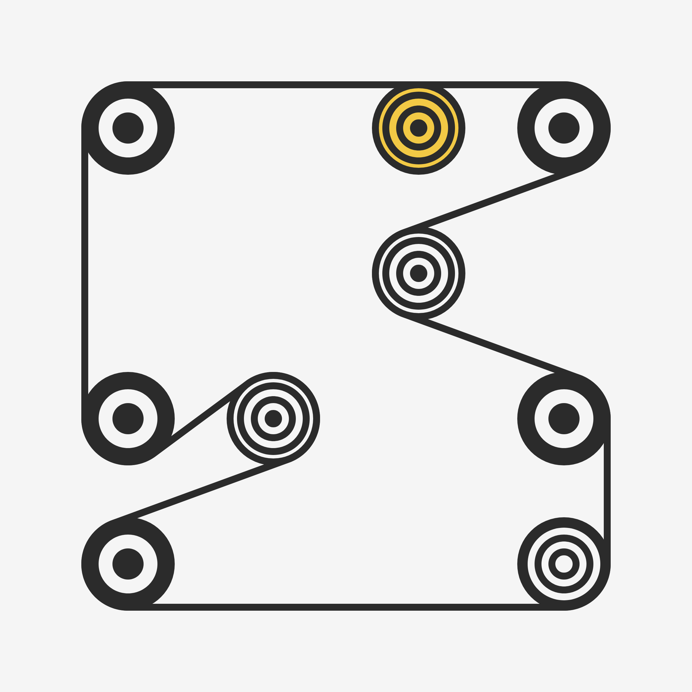 Art Blocks - Art Blocks v2 - Ringers #238 - NFT # 13000238