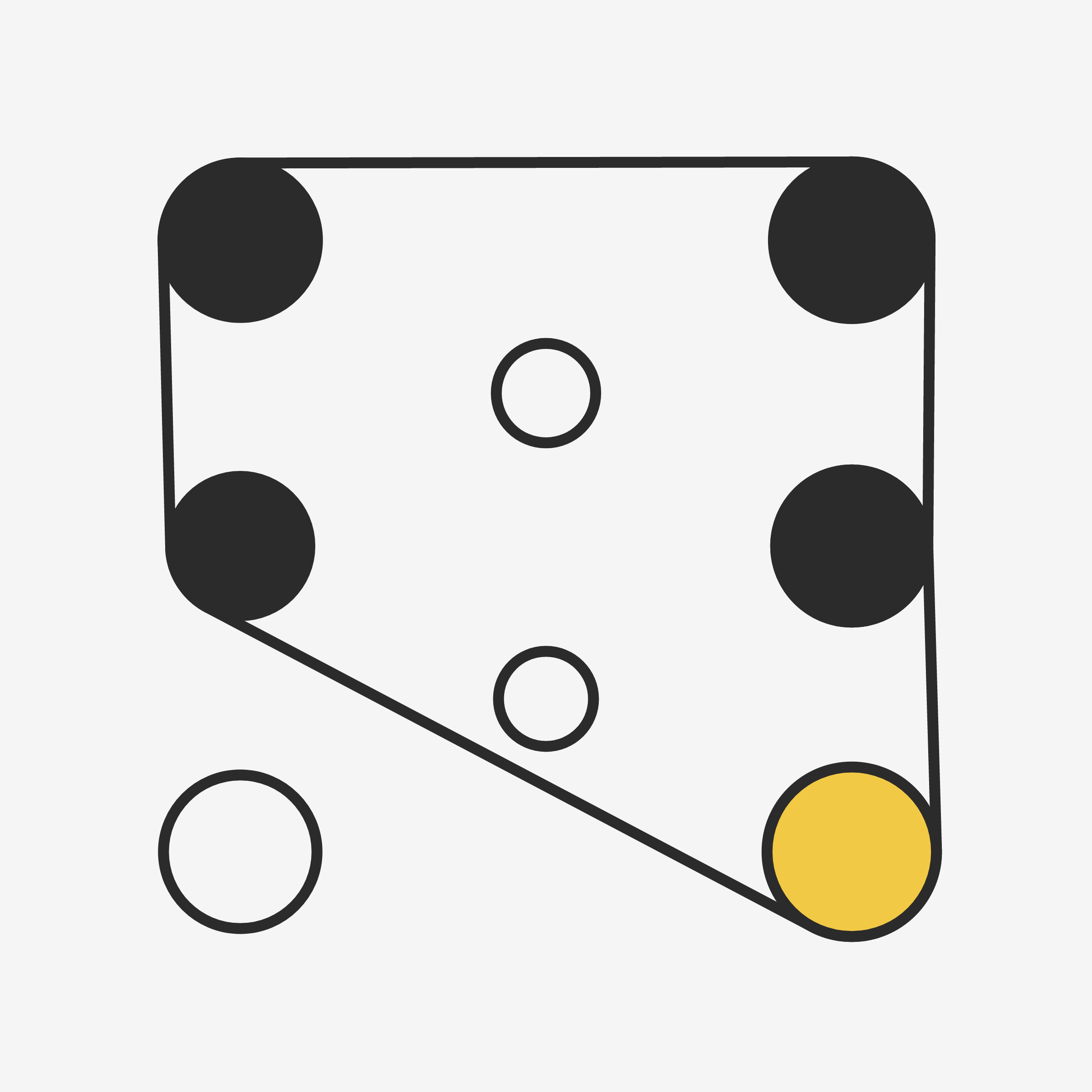 Art Blocks - Art Blocks v2 - Ringers #241 - NFT # 13000241