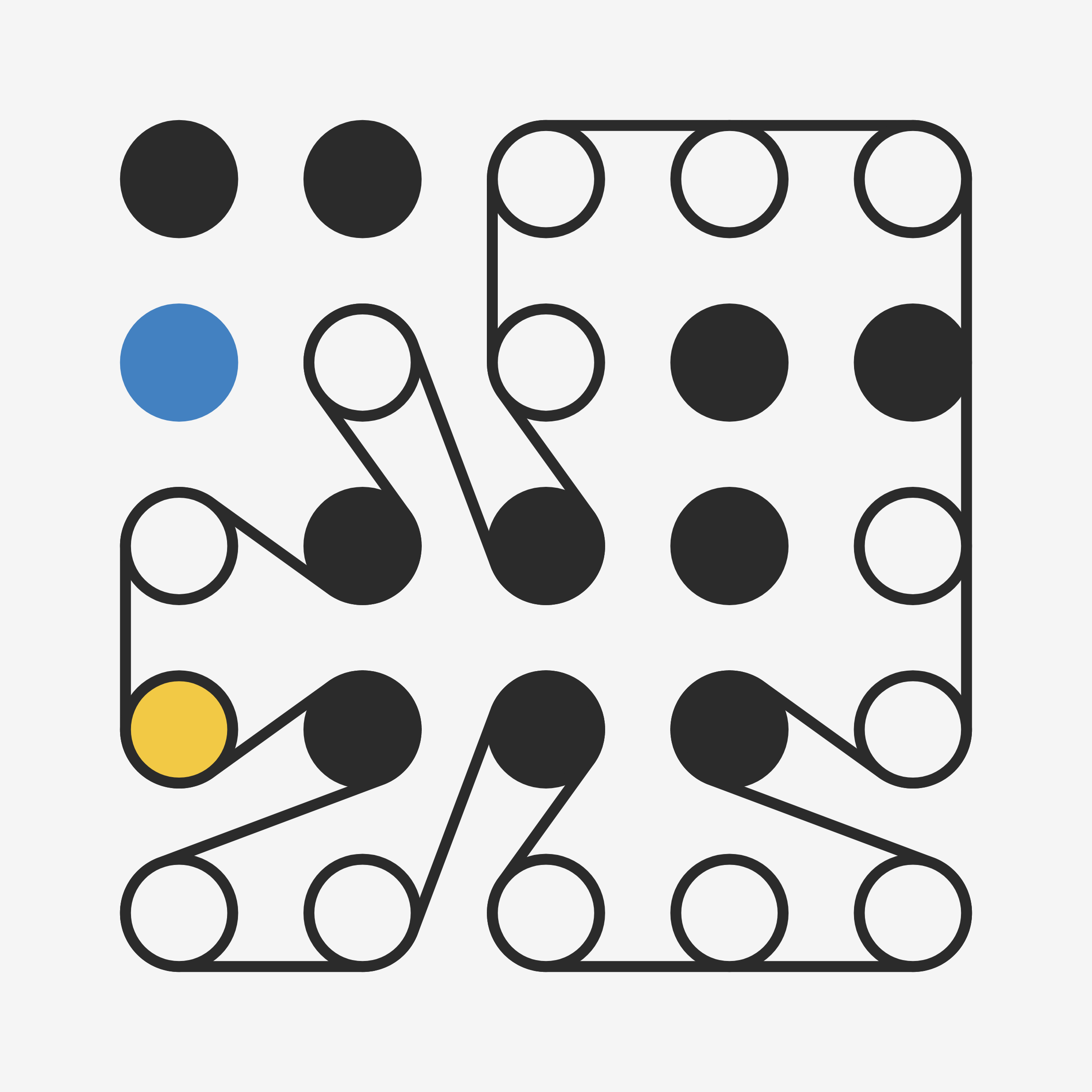 Art Blocks - Art Blocks v2 - Ringers #243 - NFT # 13000243