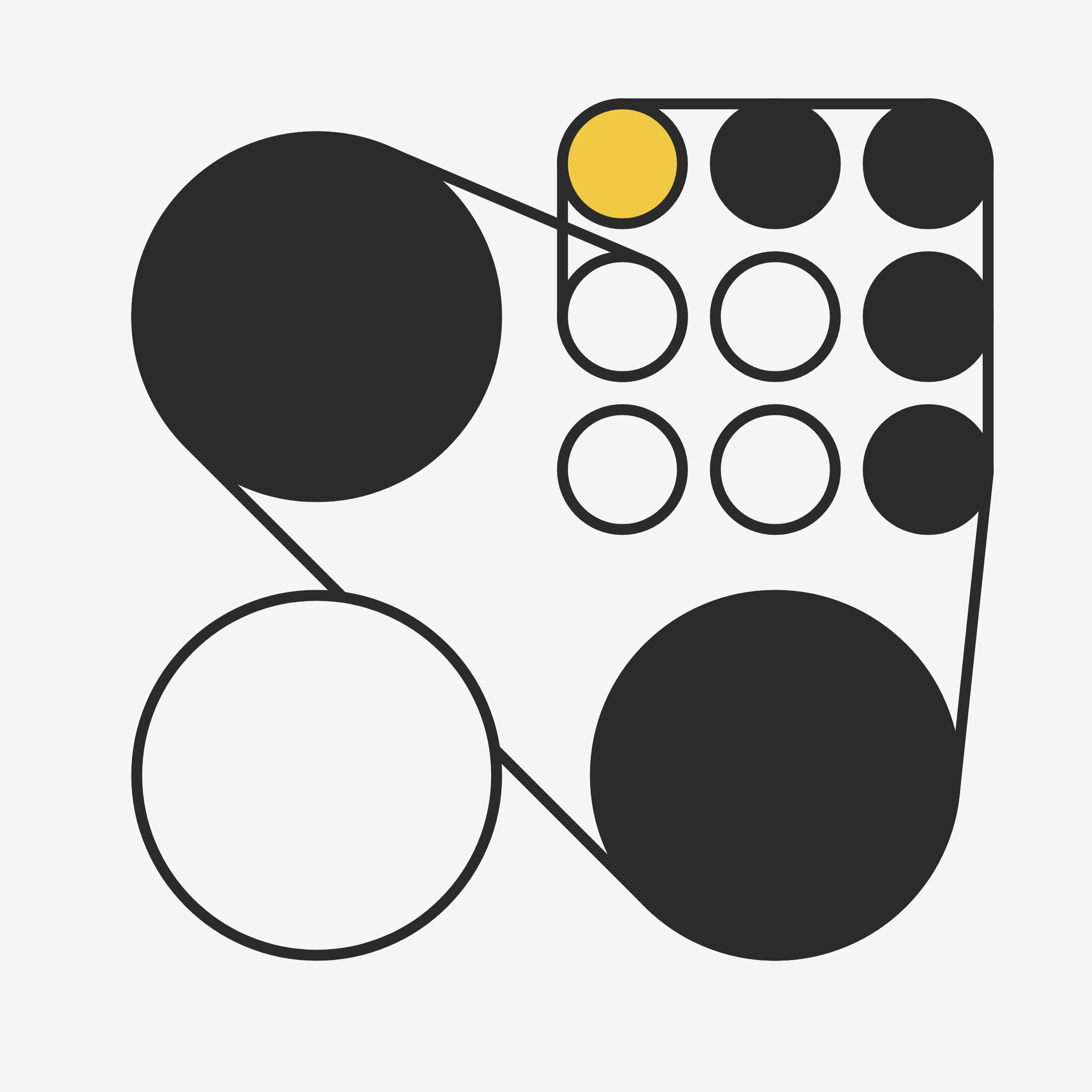 Art Blocks - Art Blocks v2 - Ringers #258 - NFT # 13000258