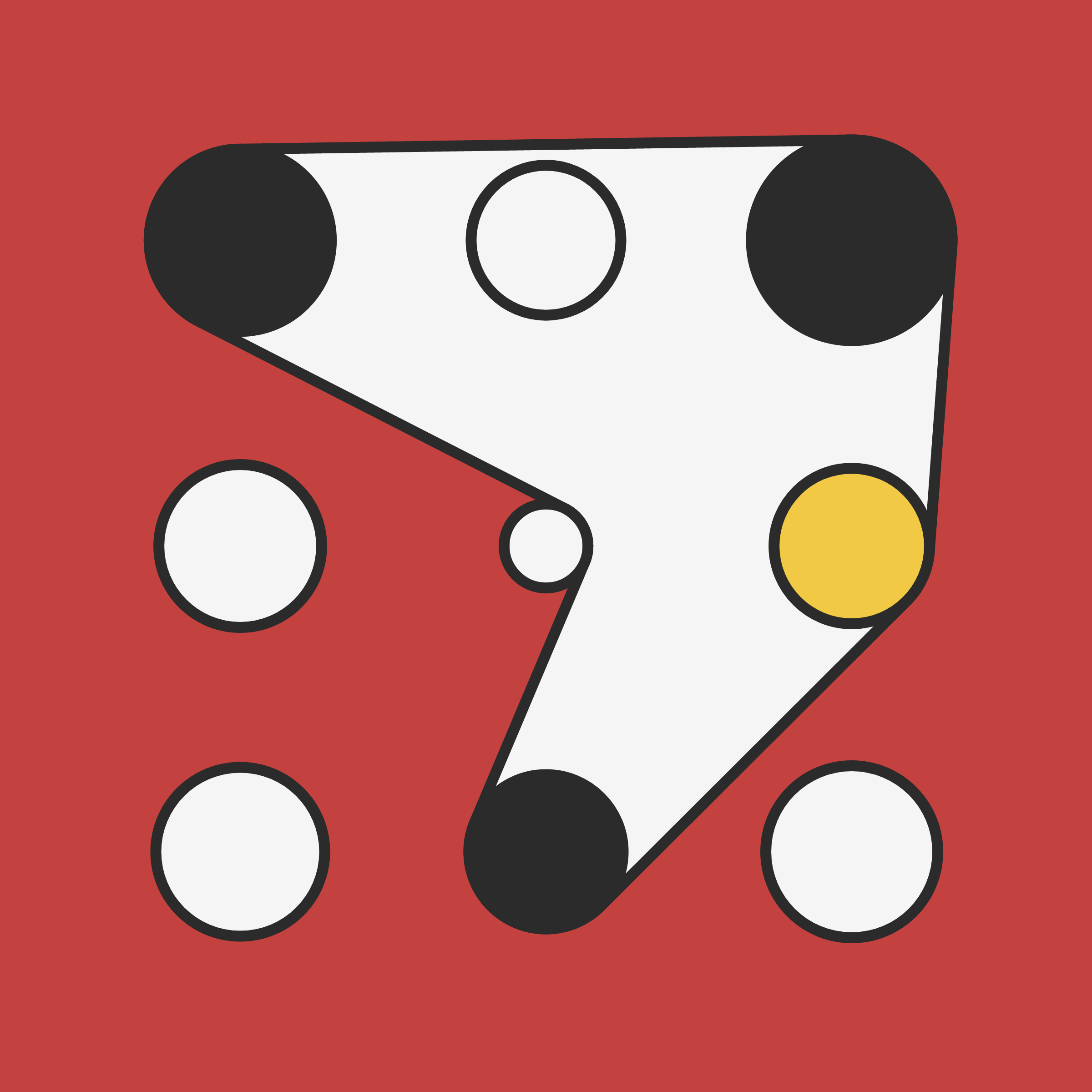 Art Blocks - Art Blocks v2 - Ringers #262 - NFT # 13000262