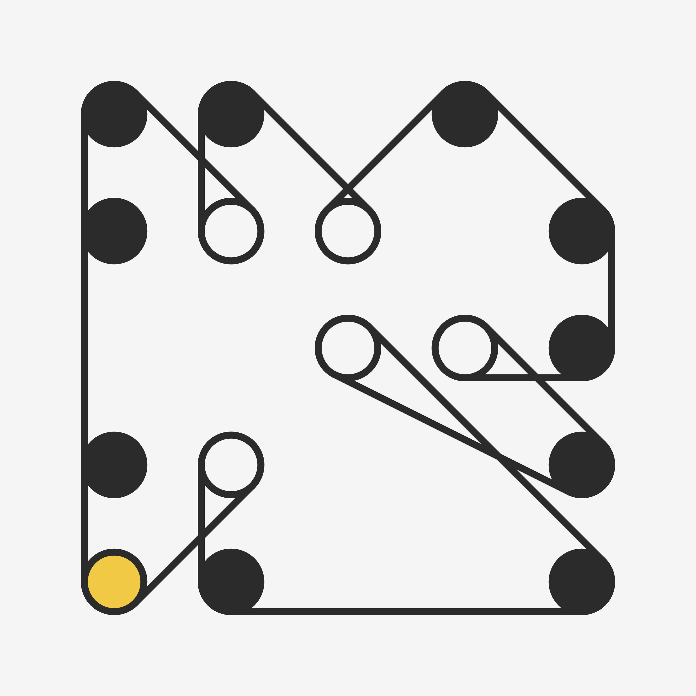 Art Blocks - Art Blocks v2 - Ringers #265 - NFT # 13000265