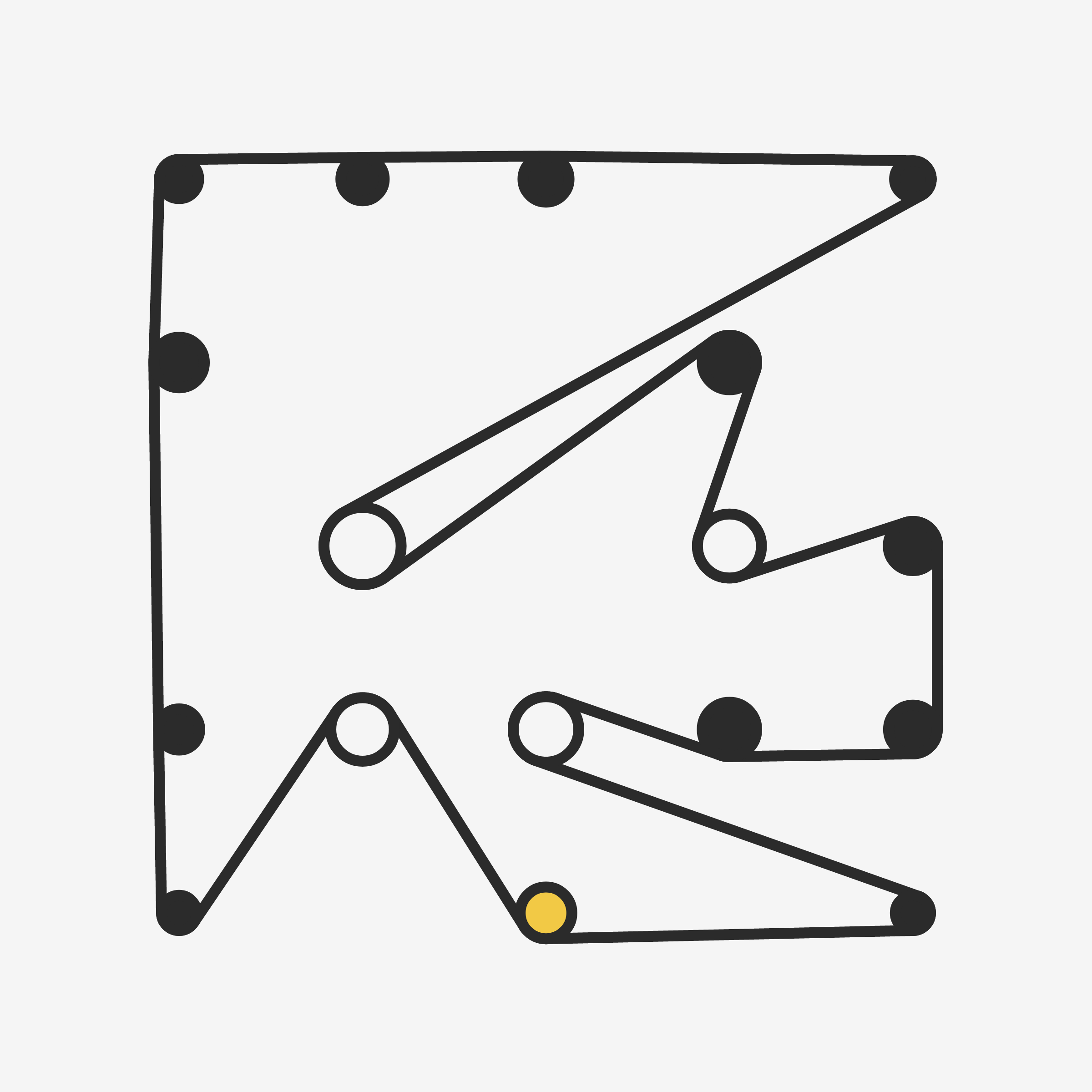 Art Blocks - Art Blocks v2 - Ringers #266 - NFT # 13000266