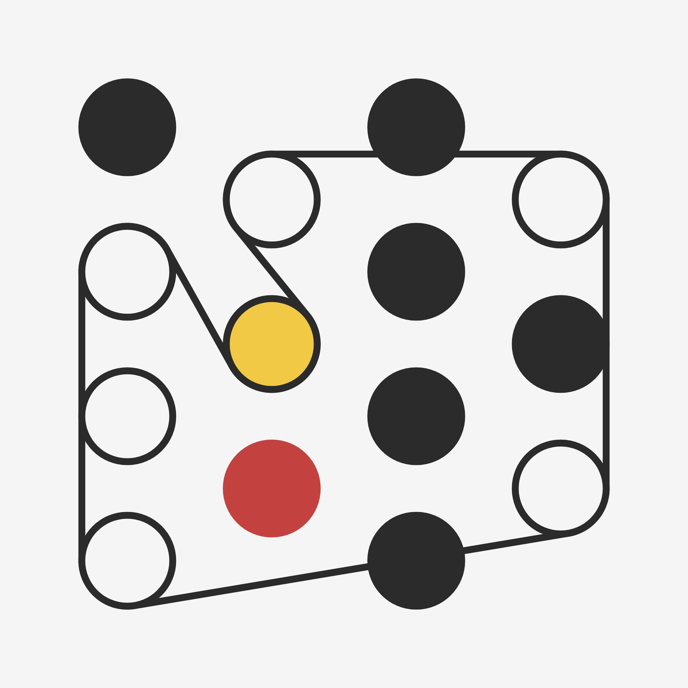 Art Blocks - Art Blocks v2 - Ringers #267 - NFT # 13000267