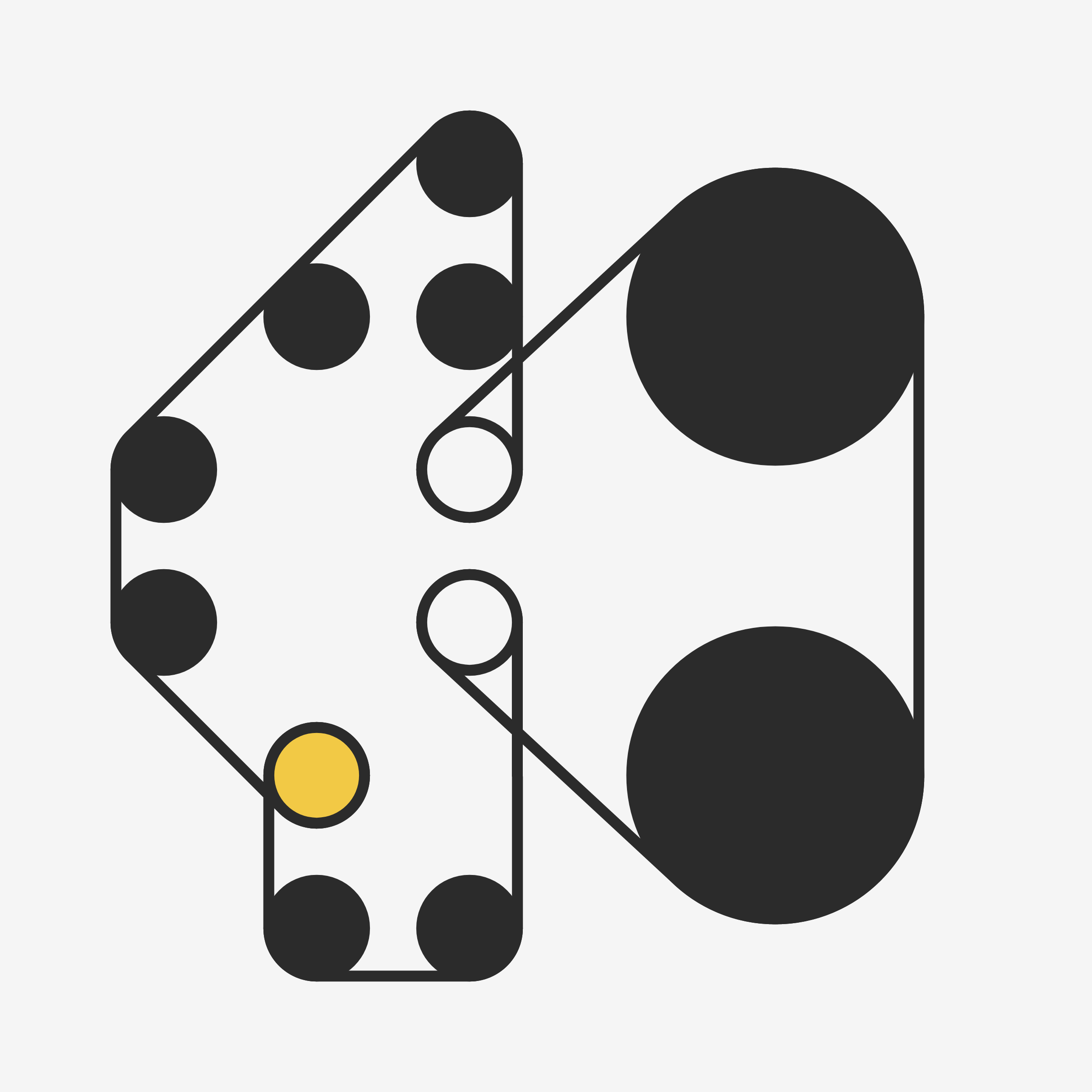 Art Blocks - Art Blocks v2 - Ringers #281 - NFT # 13000281