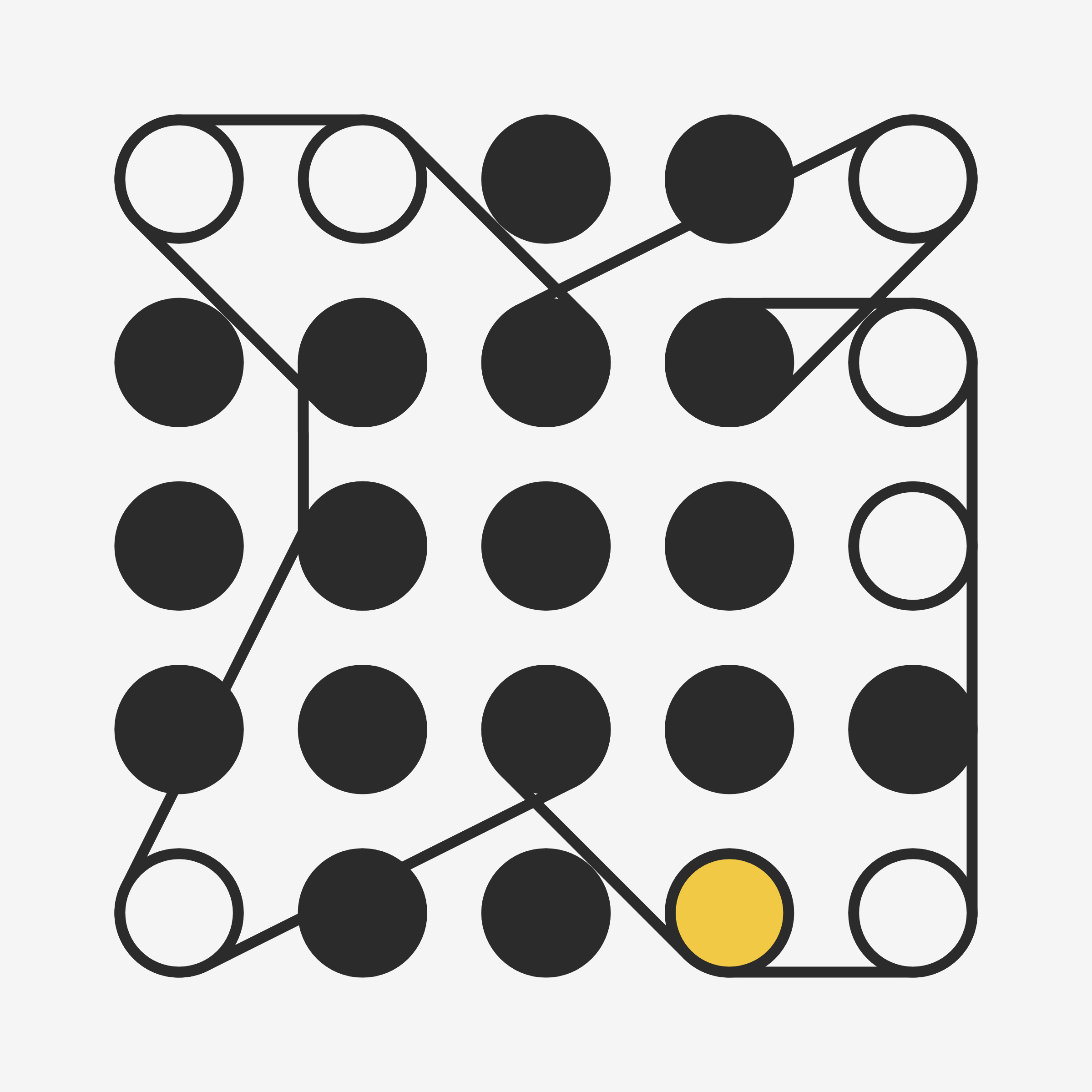 Art Blocks - Art Blocks v2 - Ringers #282 - NFT # 13000282