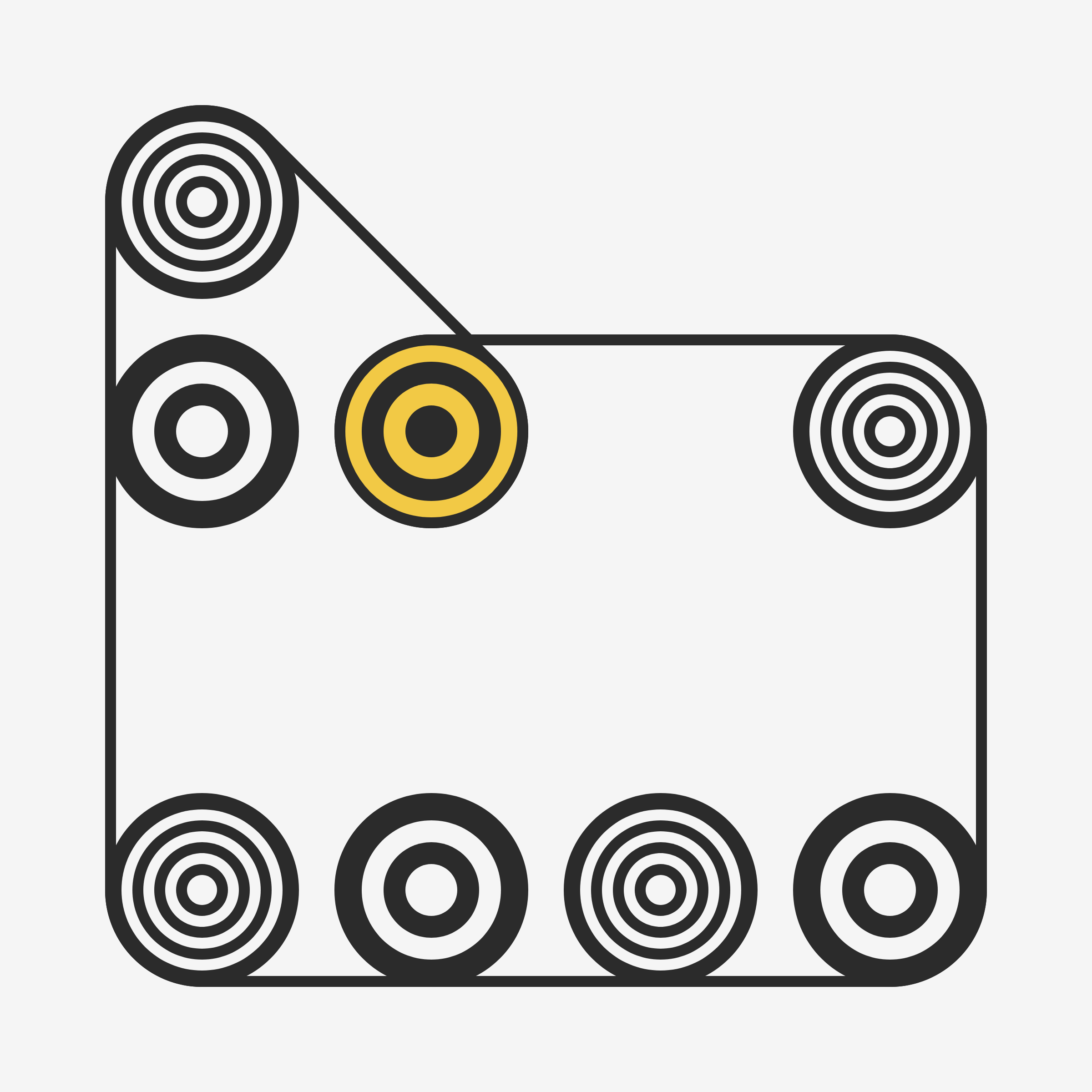 Art Blocks - Art Blocks v2 - Ringers #289 - NFT # 13000289