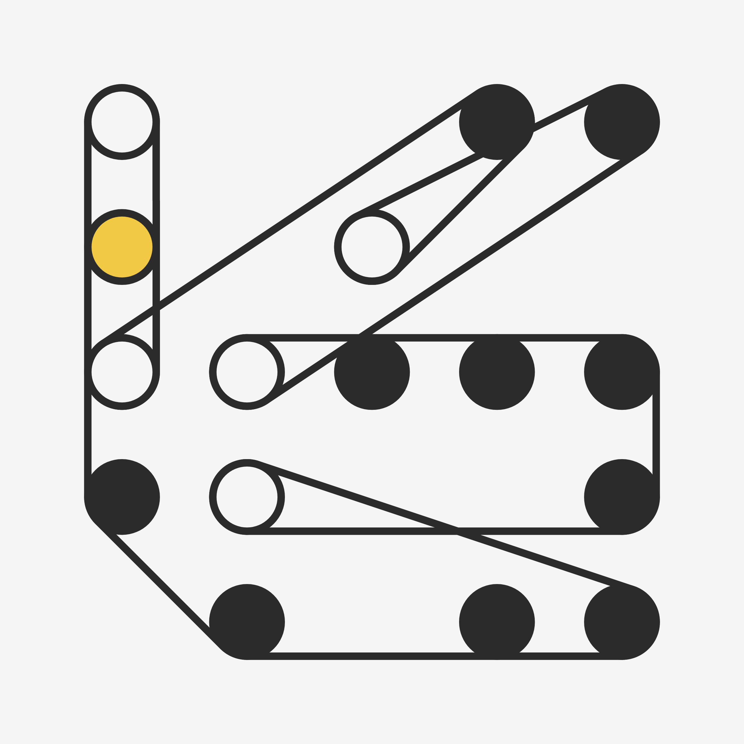 Art Blocks - Art Blocks v2 - Ringers #290 - NFT # 13000290