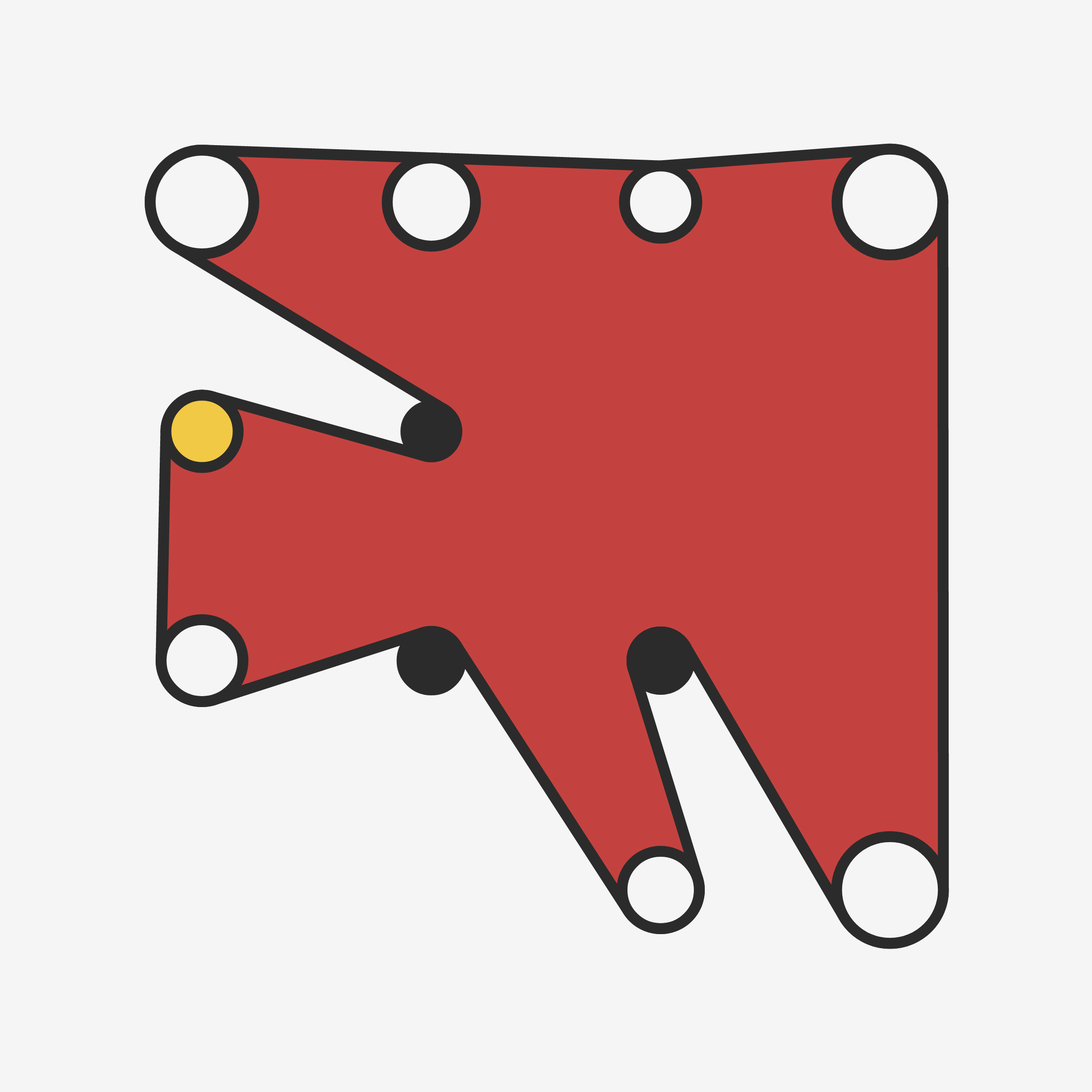 Art Blocks - Art Blocks v2 - Ringers #297 - NFT # 13000297