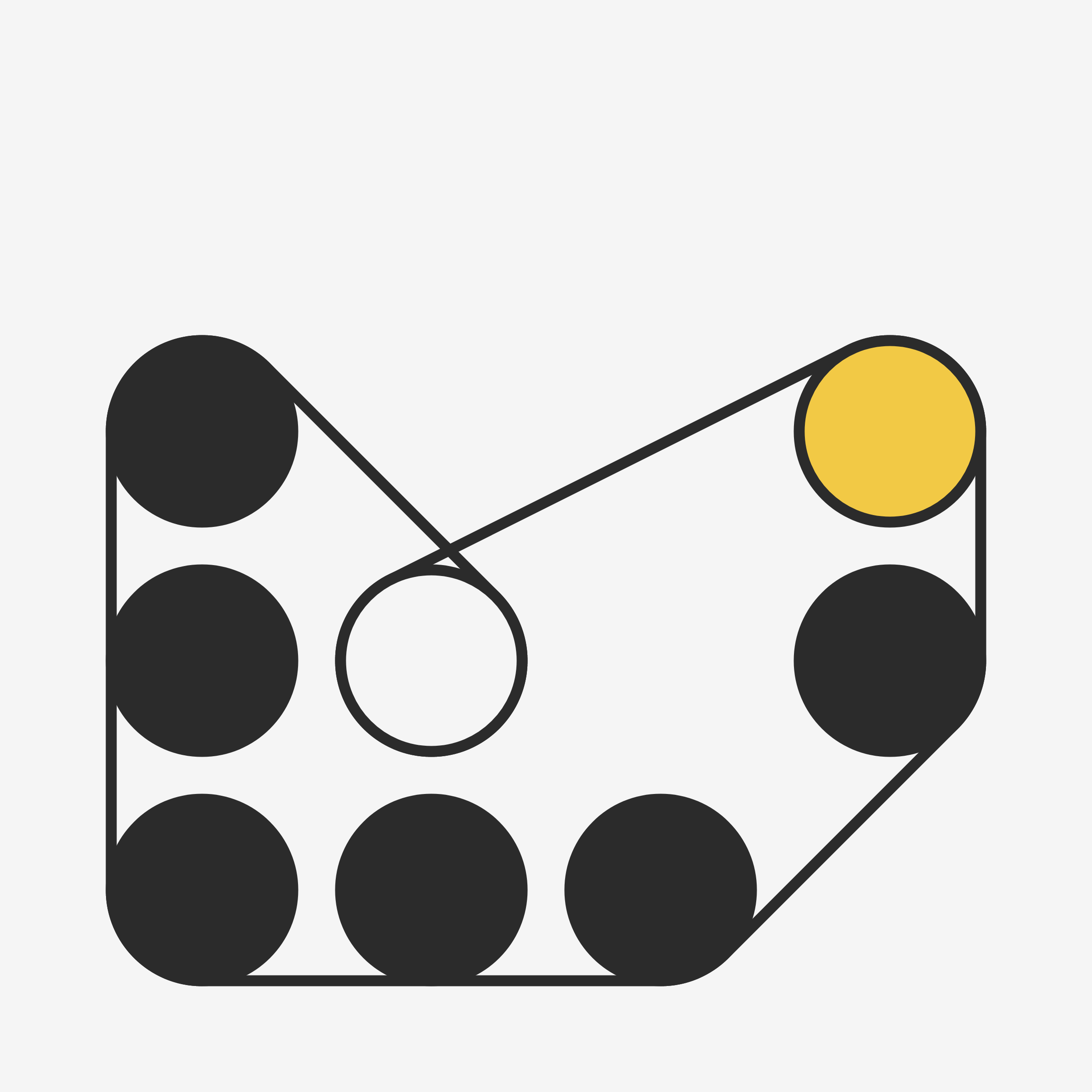 Art Blocks - Art Blocks v2 - Ringers #298 - NFT # 13000298