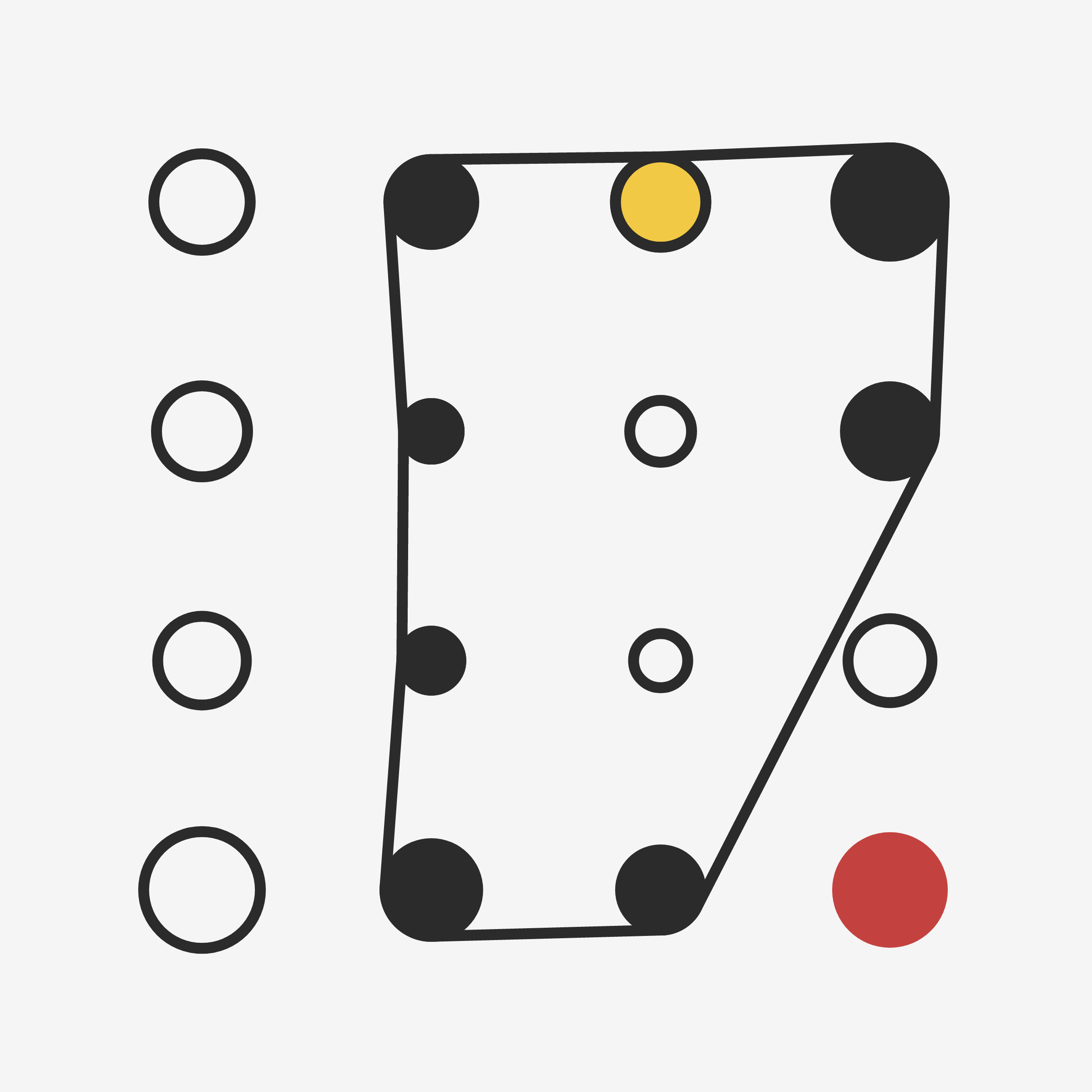 Art Blocks - Art Blocks v2 - Ringers #301 - NFT # 13000301