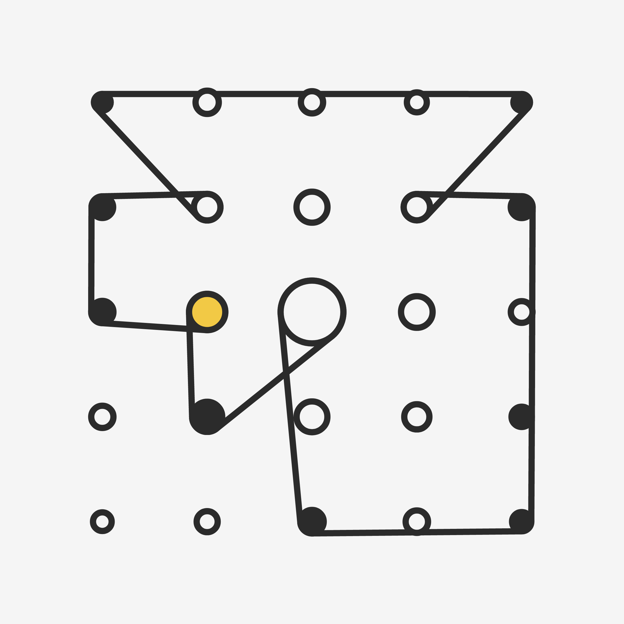 Art Blocks - Art Blocks v2 - Ringers #308 - NFT # 13000308