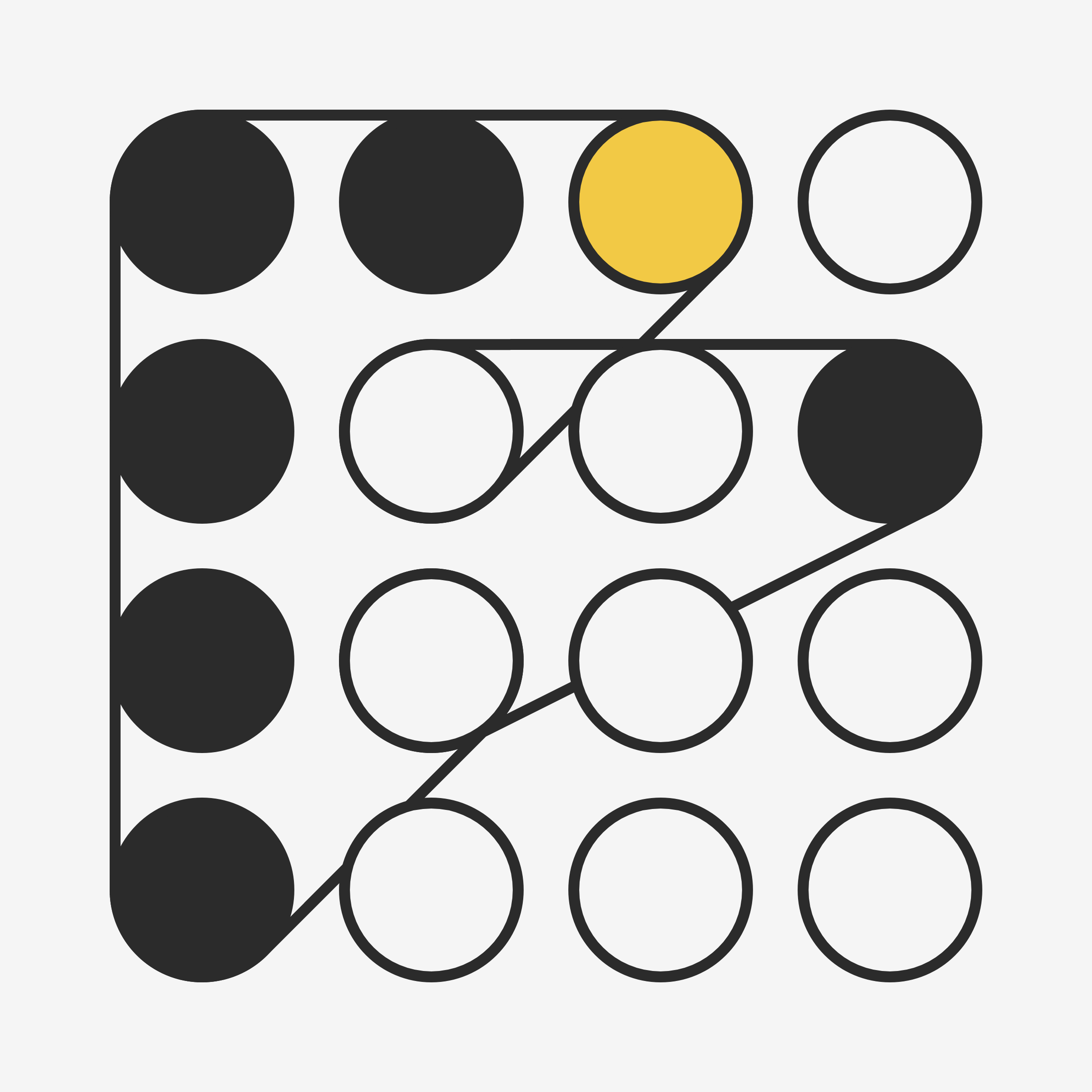 Art Blocks - Art Blocks v2 - Ringers #315 - NFT # 13000315