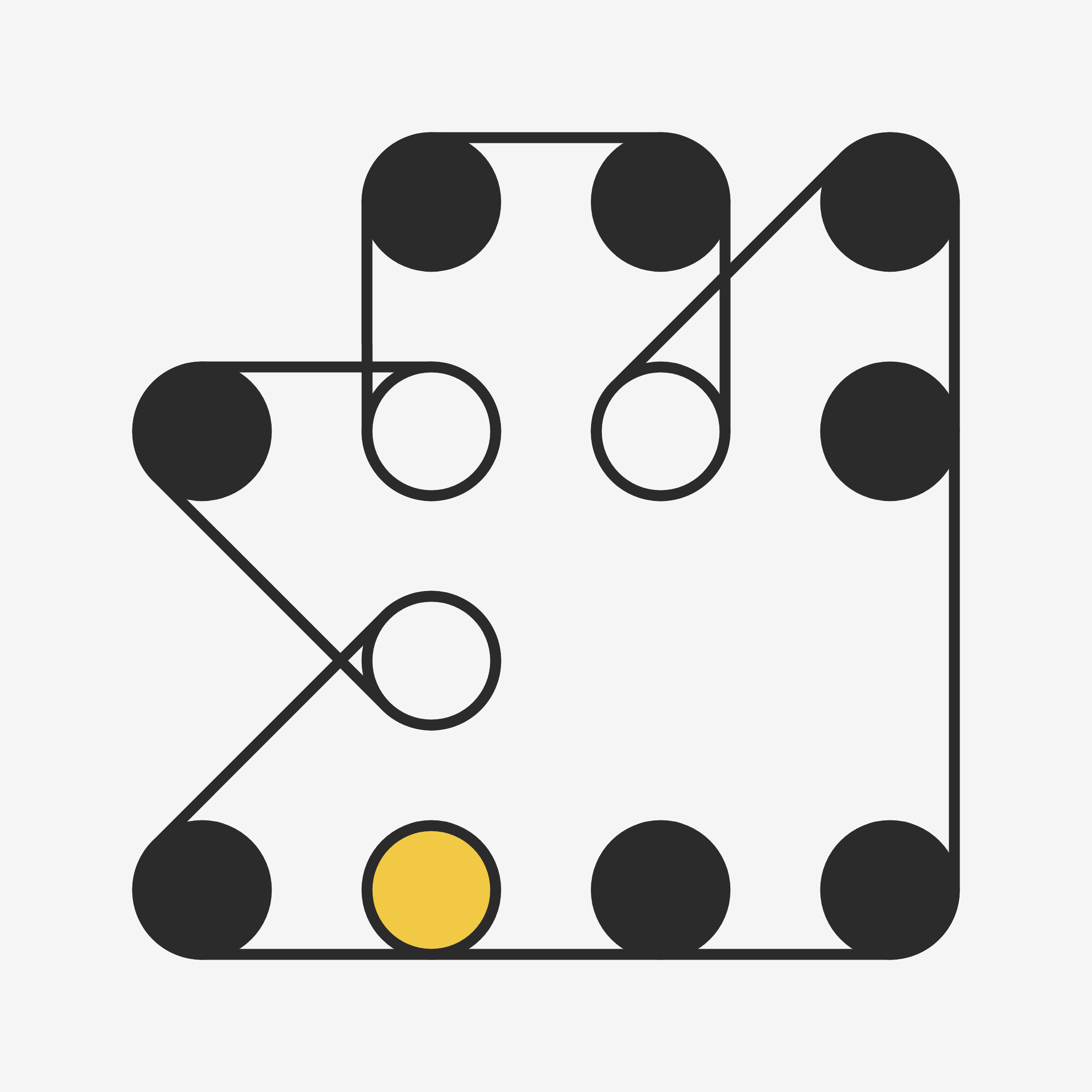 Art Blocks - Art Blocks v2 - Ringers #332 - NFT # 13000332