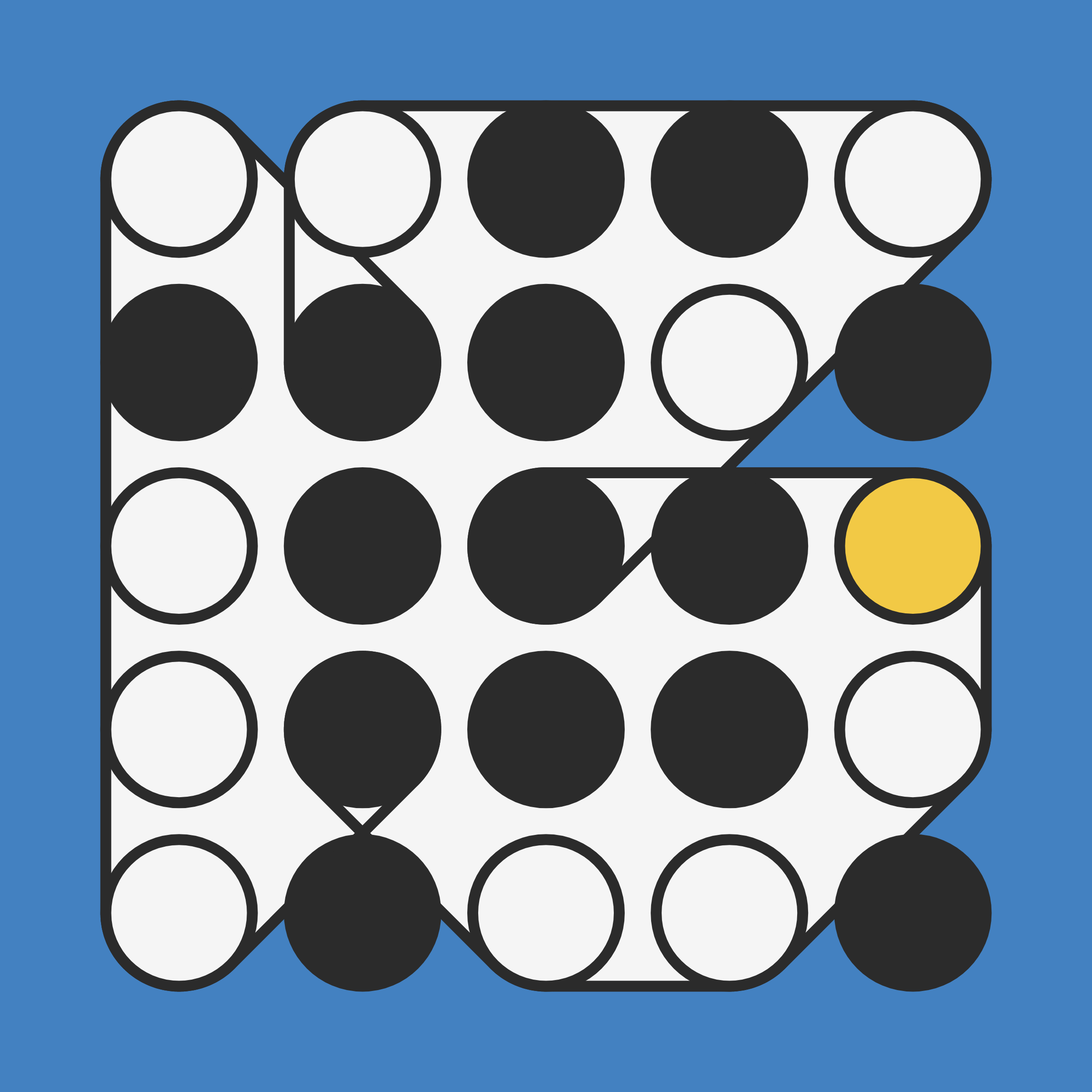 Art Blocks - Art Blocks v2 - Ringers #335 - NFT # 13000335