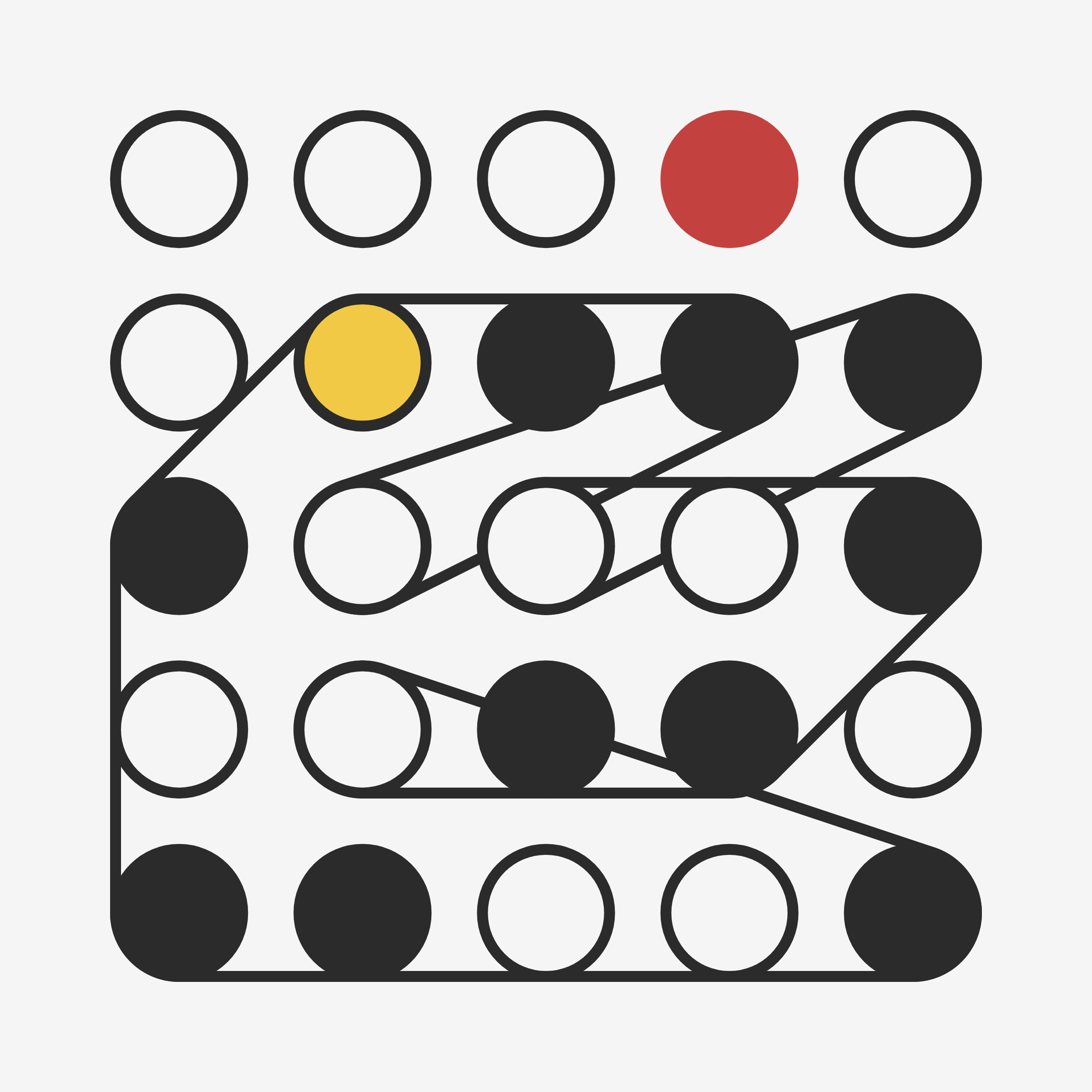 Art Blocks - Art Blocks v2 - Ringers #341 - NFT # 13000341