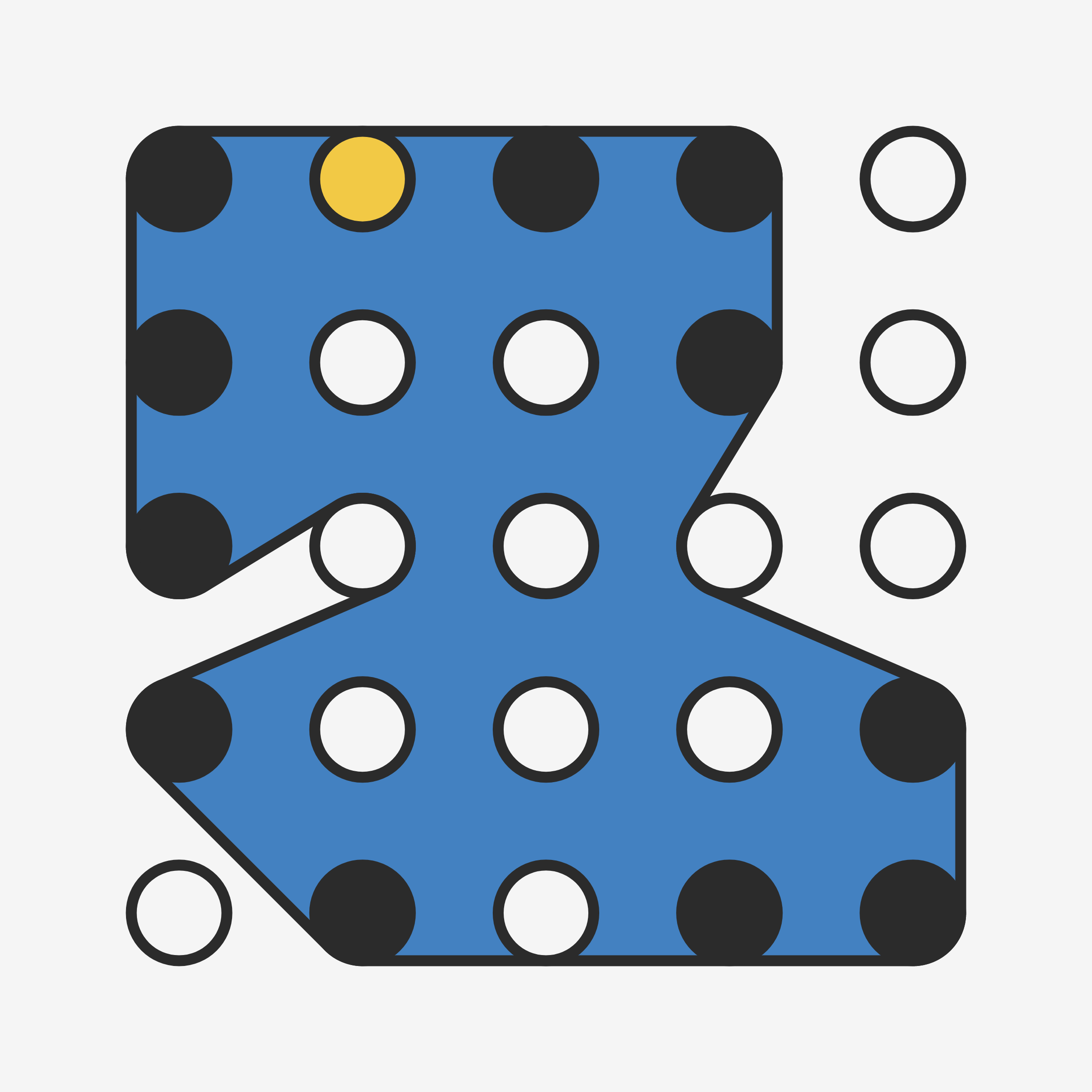 Art Blocks - Art Blocks v2 - Ringers #344 - NFT # 13000344