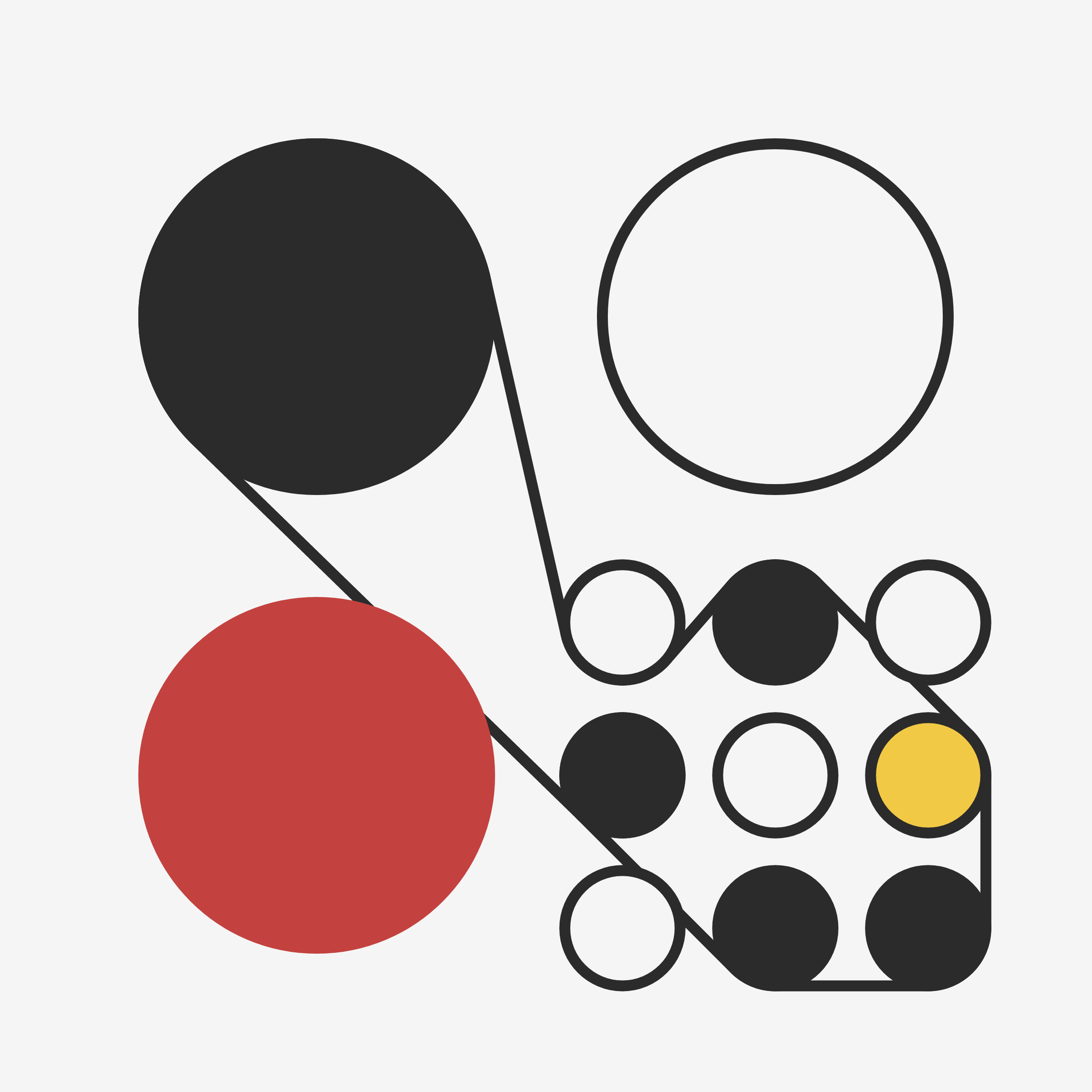 Art Blocks - Art Blocks v2 - Ringers #349 - NFT # 13000349