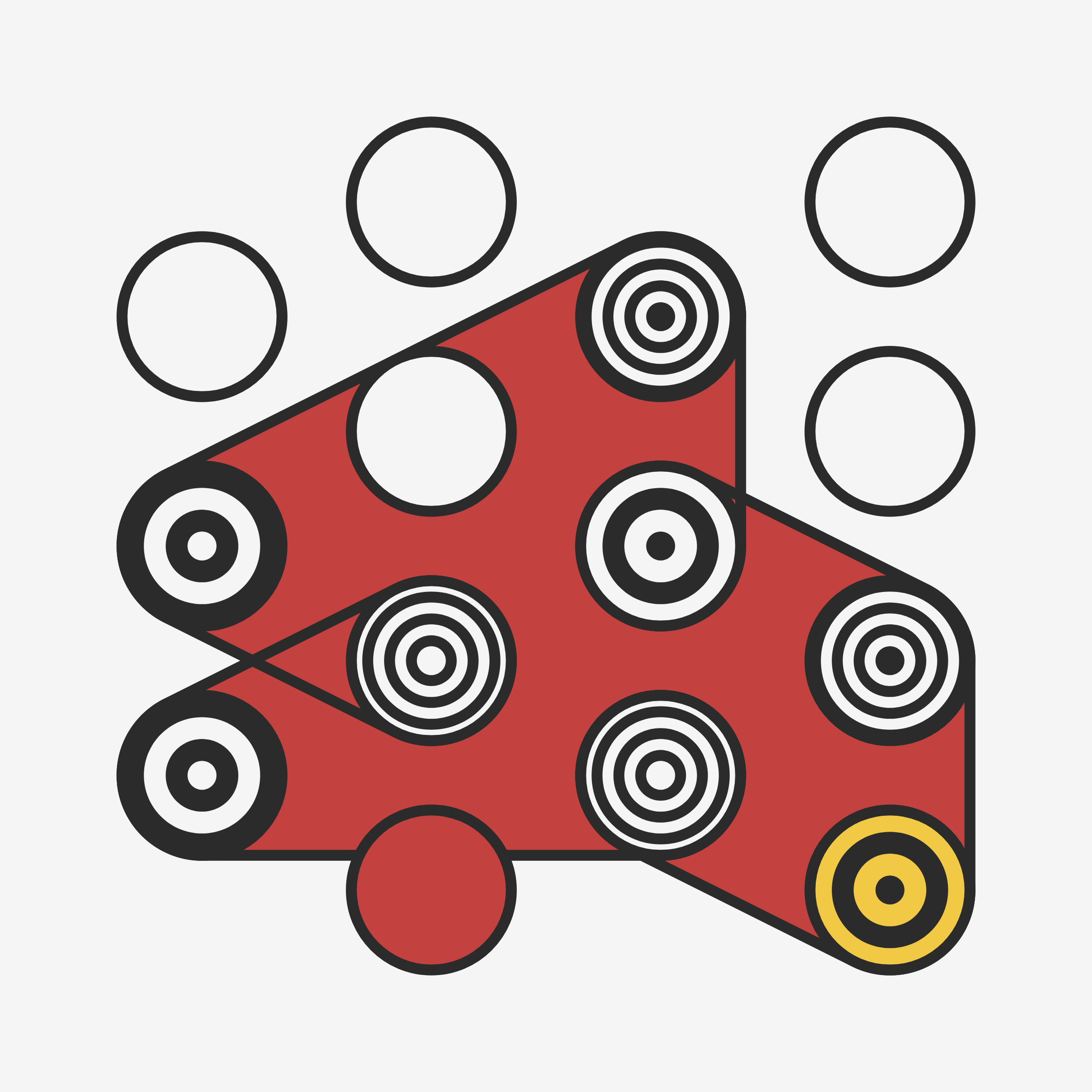 Art Blocks - Art Blocks v2 - Ringers #365 - NFT # 13000365