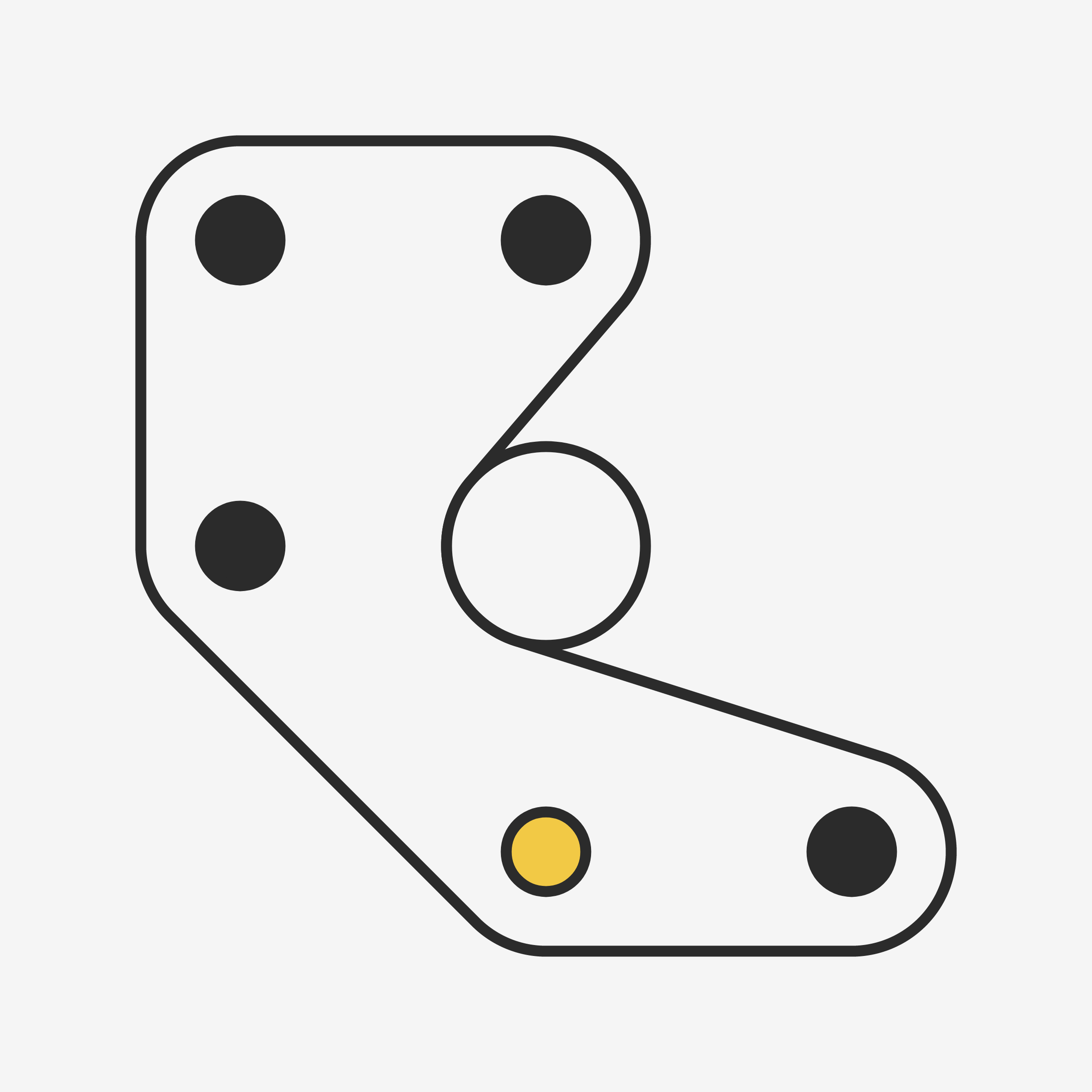 Art Blocks - Art Blocks v2 - Ringers #385 - NFT # 13000385