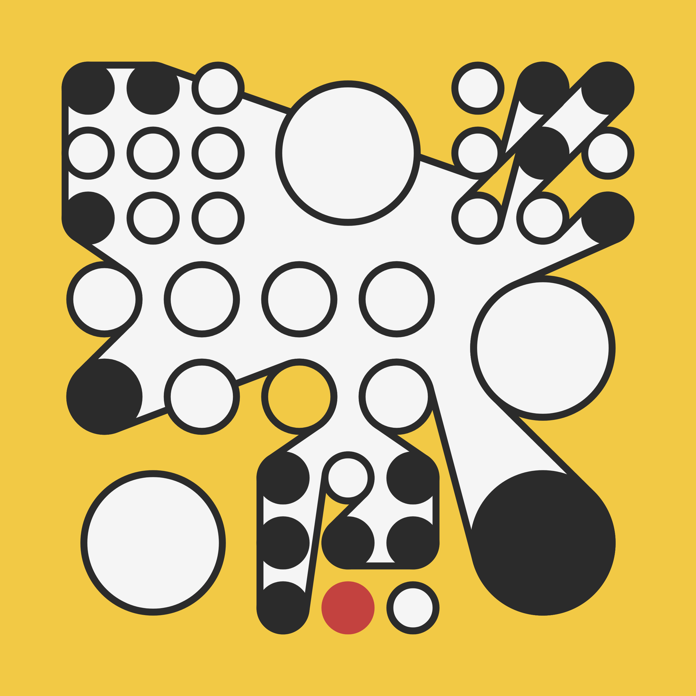 Art Blocks - Art Blocks v2 - Ringers #390 - NFT # 13000390