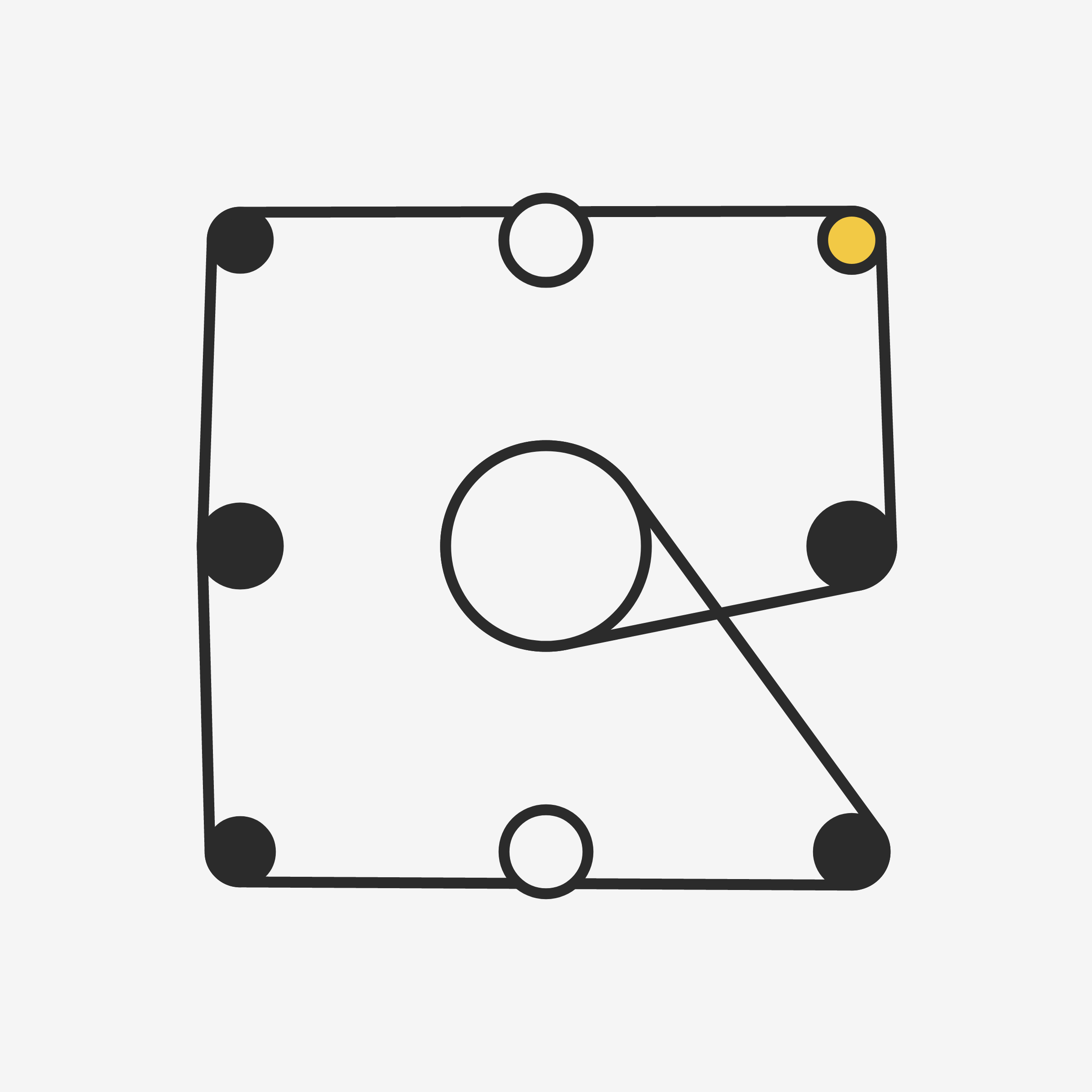 Art Blocks - Art Blocks v2 - Ringers #402 - NFT # 13000402