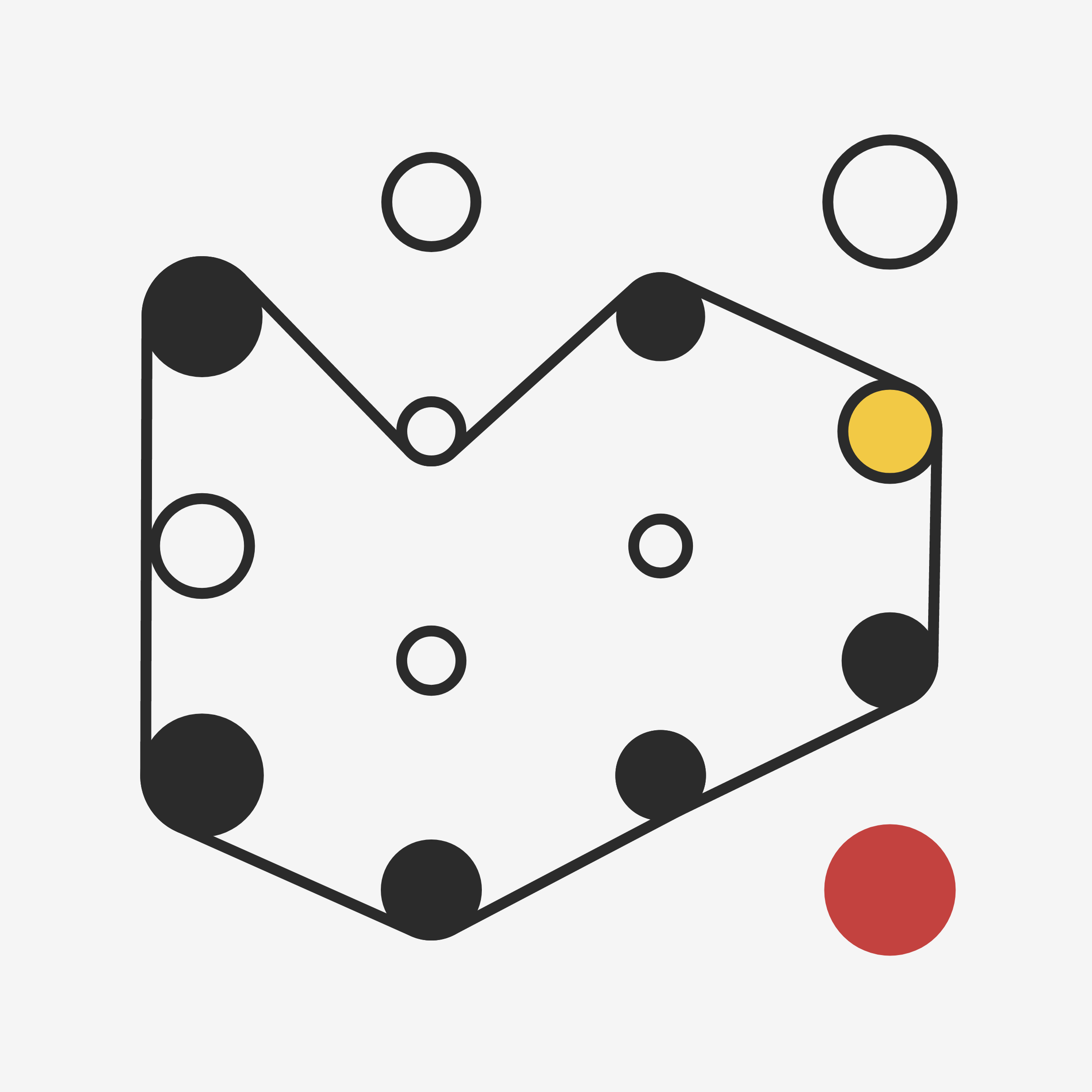 Art Blocks - Art Blocks v2 - Ringers #412 - NFT # 13000412