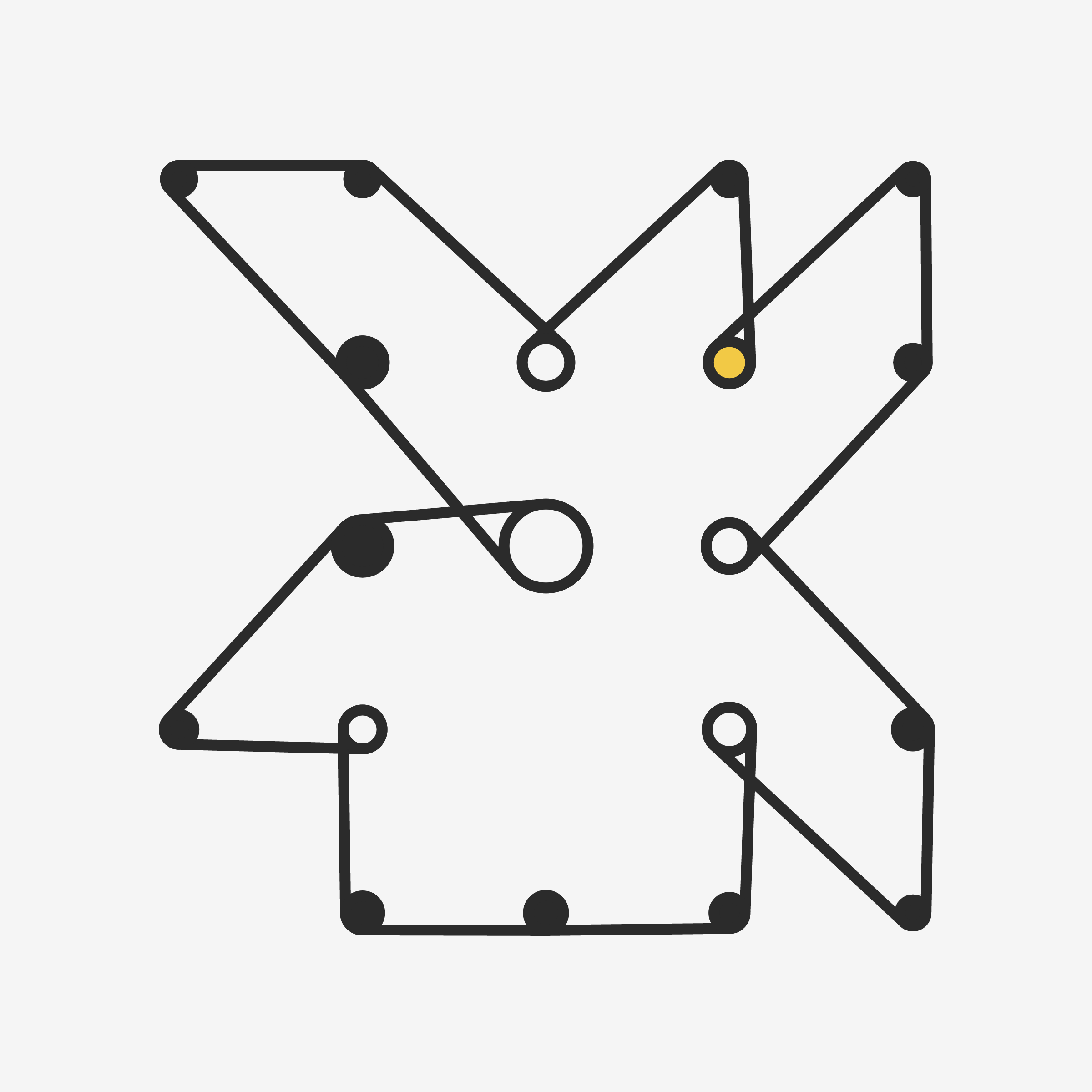 Art Blocks - Art Blocks v2 - Ringers #430 - NFT # 13000430