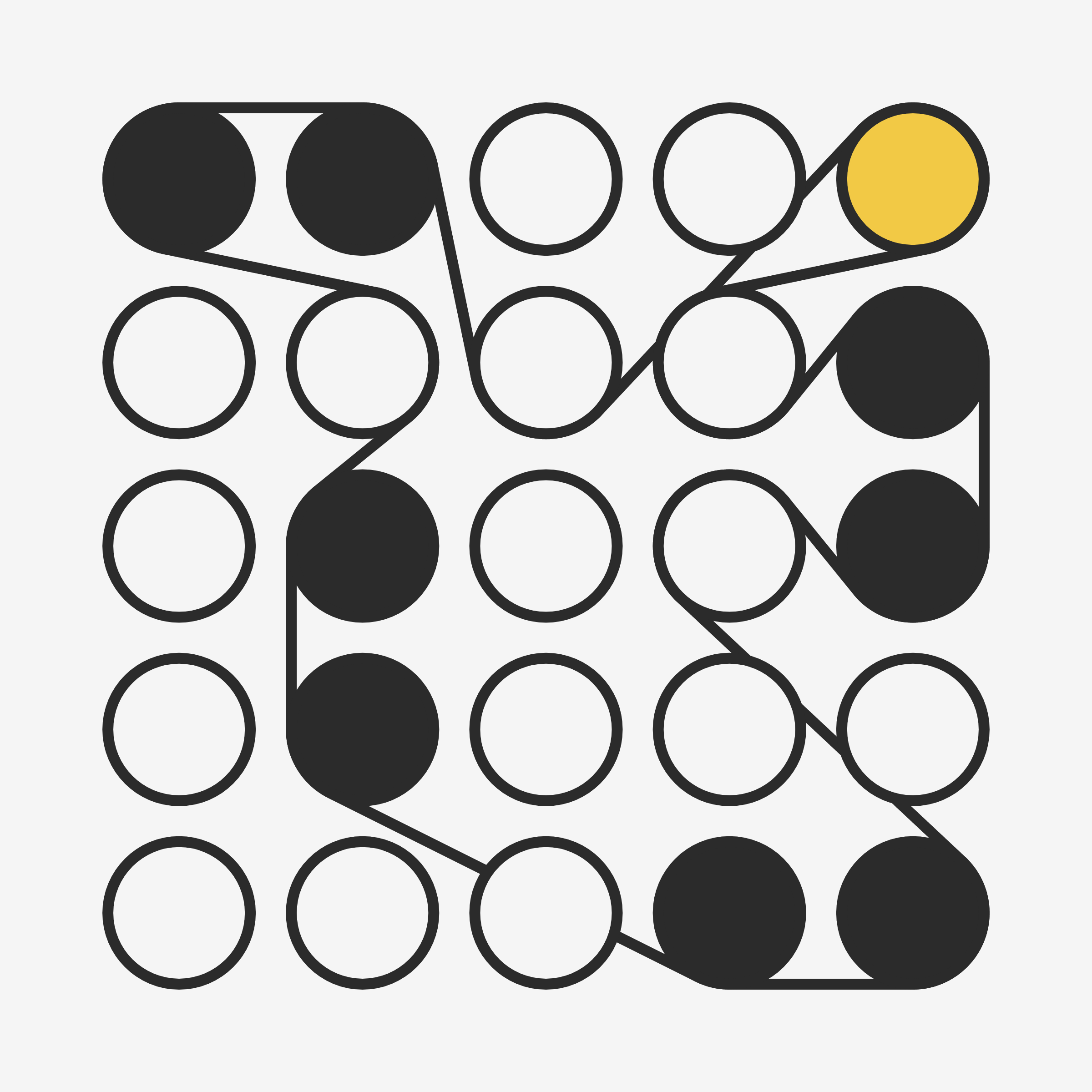 Art Blocks - Art Blocks v2 - Ringers #432 - NFT # 13000432