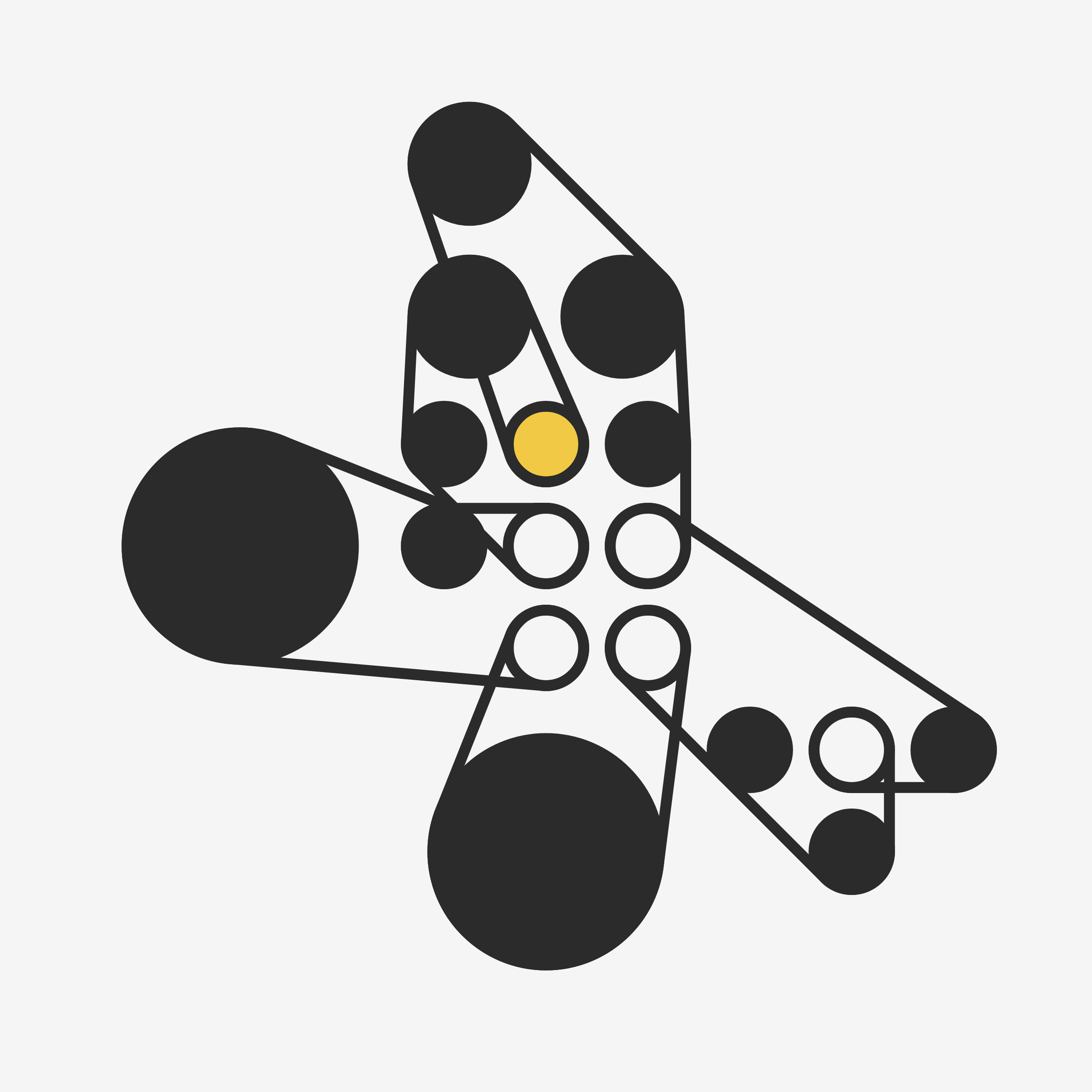 Art Blocks - Art Blocks v2 - Ringers #436 - NFT # 13000436