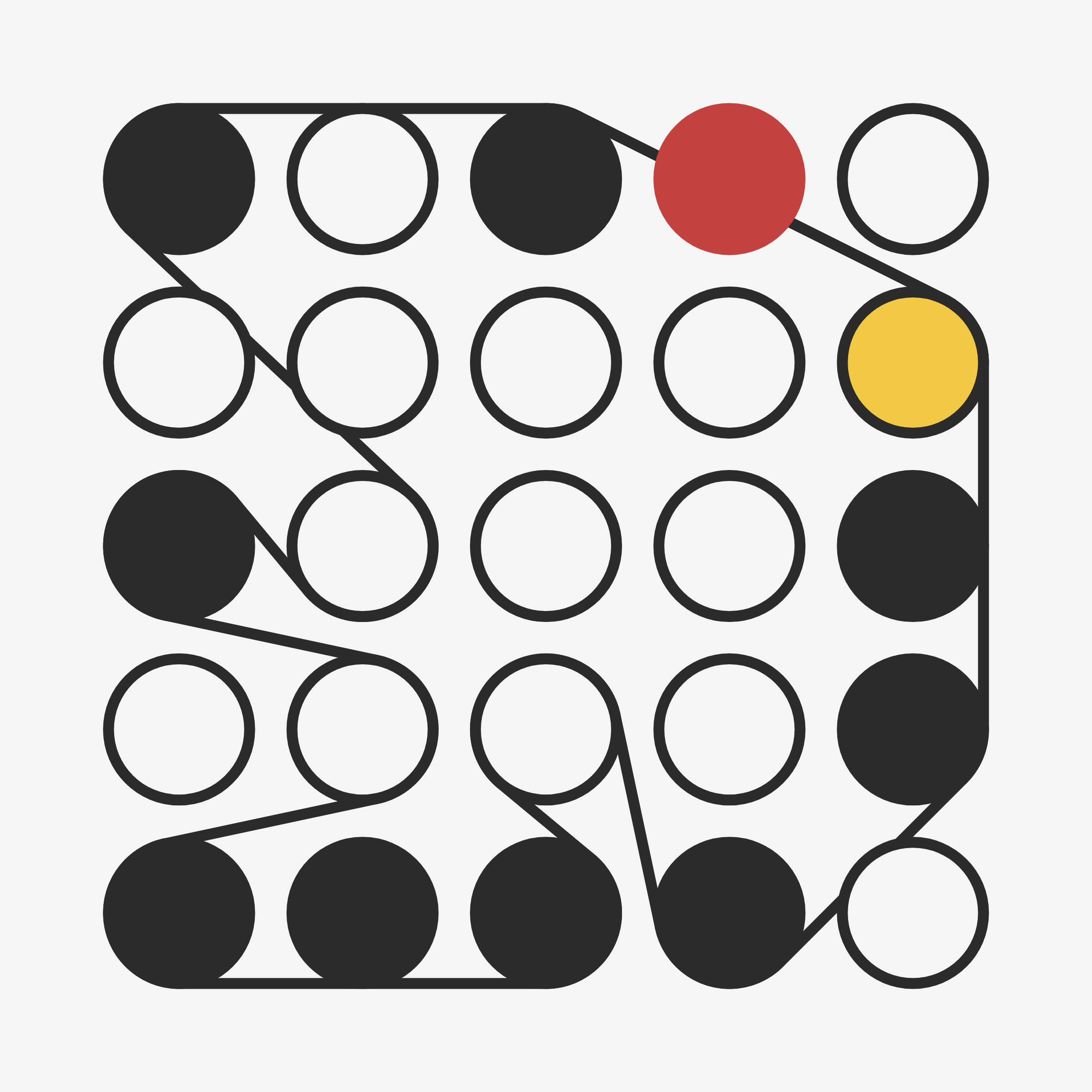 Art Blocks - Art Blocks v2 - Ringers #437 - NFT # 13000437