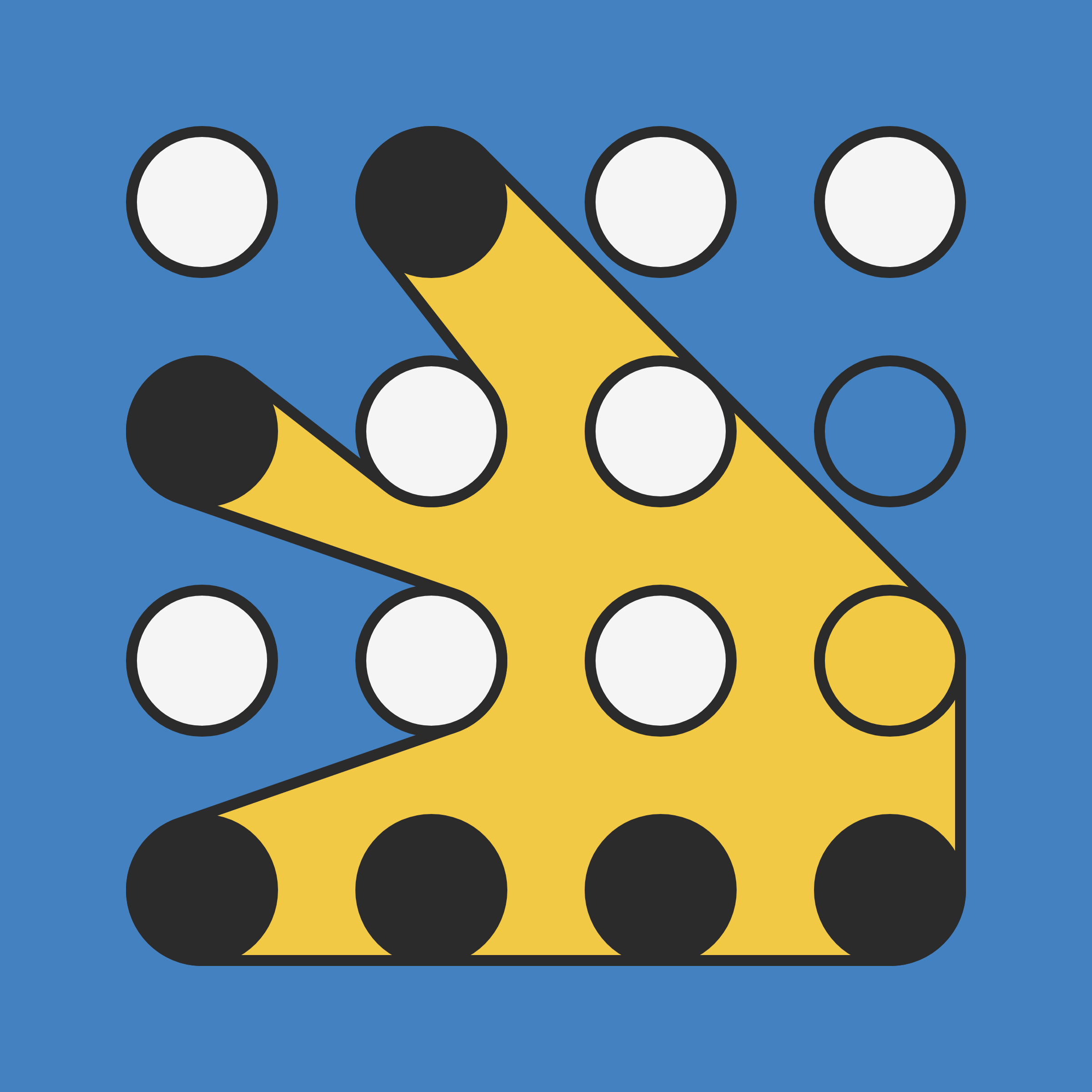 Art Blocks - Art Blocks v2 - Ringers #443 - NFT # 13000443