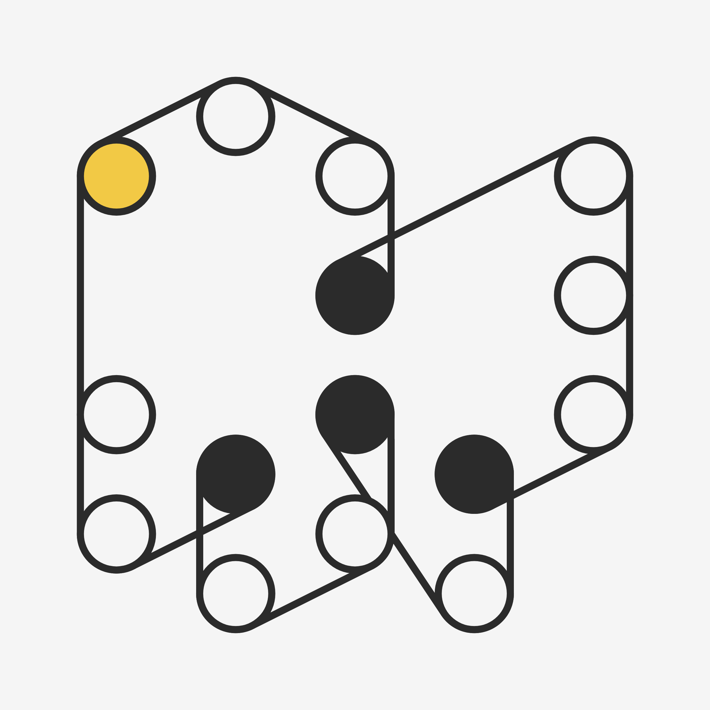 Art Blocks - Art Blocks v2 - Ringers #455 - NFT # 13000455