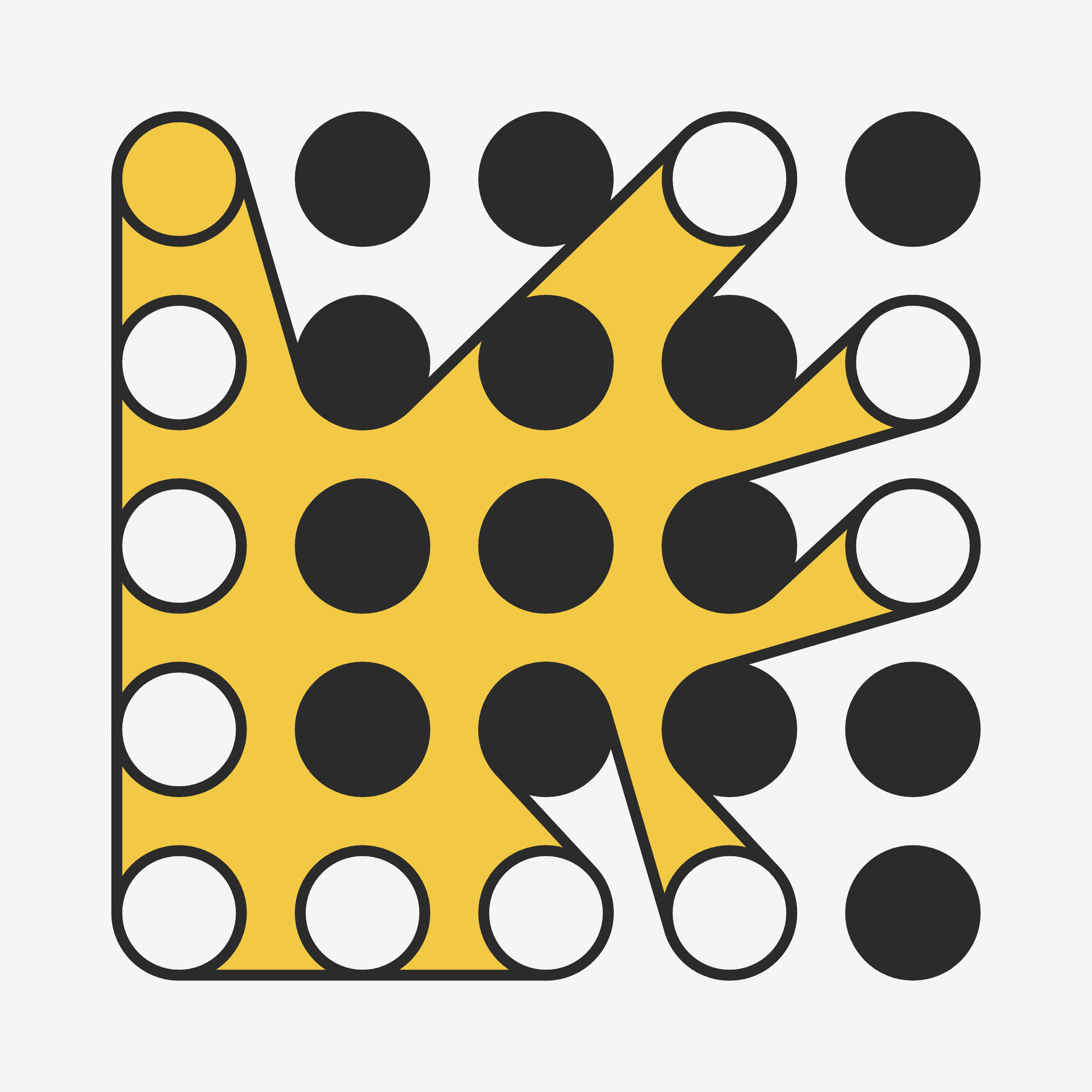 Art Blocks - Art Blocks v2 - Ringers #460 - NFT # 13000460