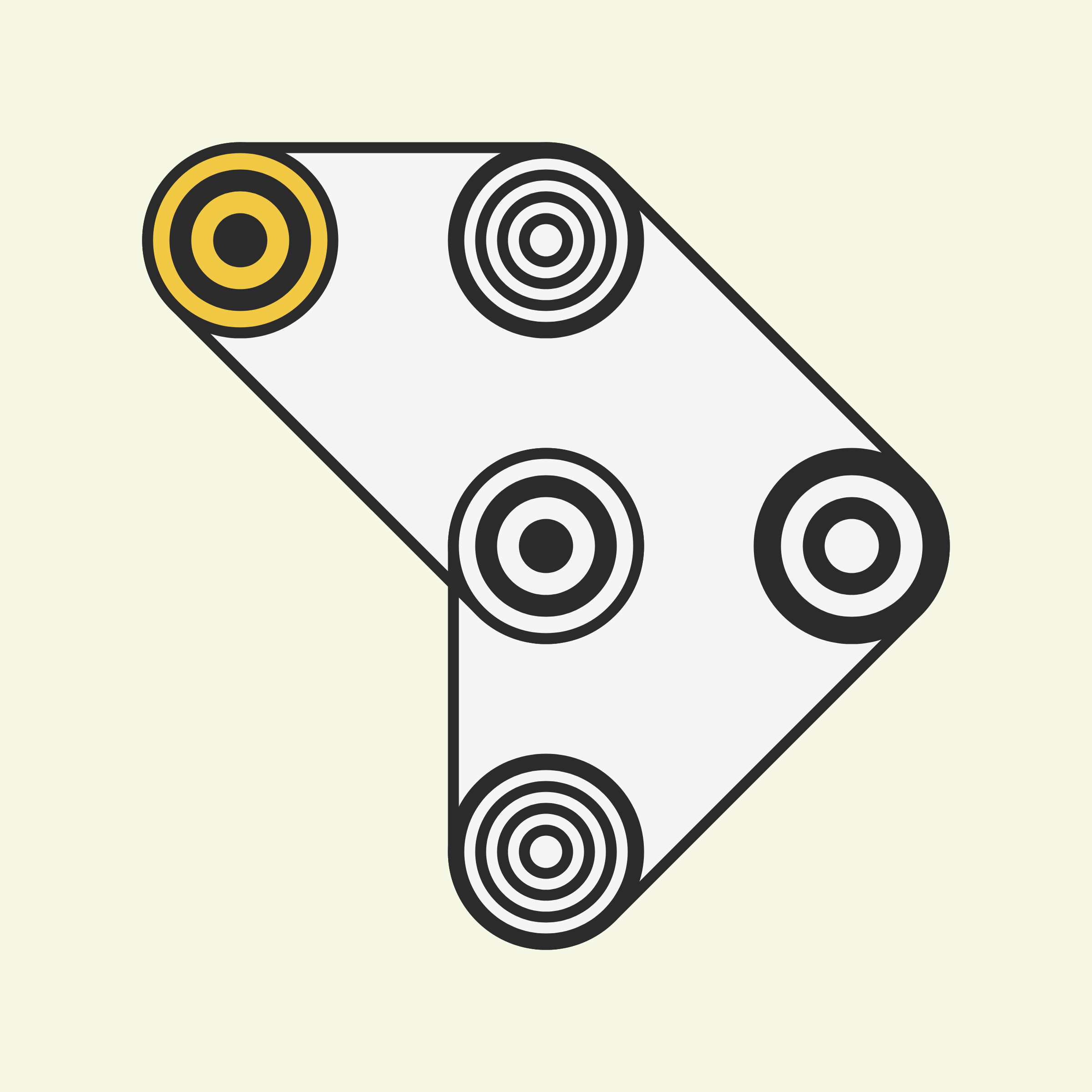 Art Blocks - Art Blocks v2 - Ringers #468 - NFT # 13000468