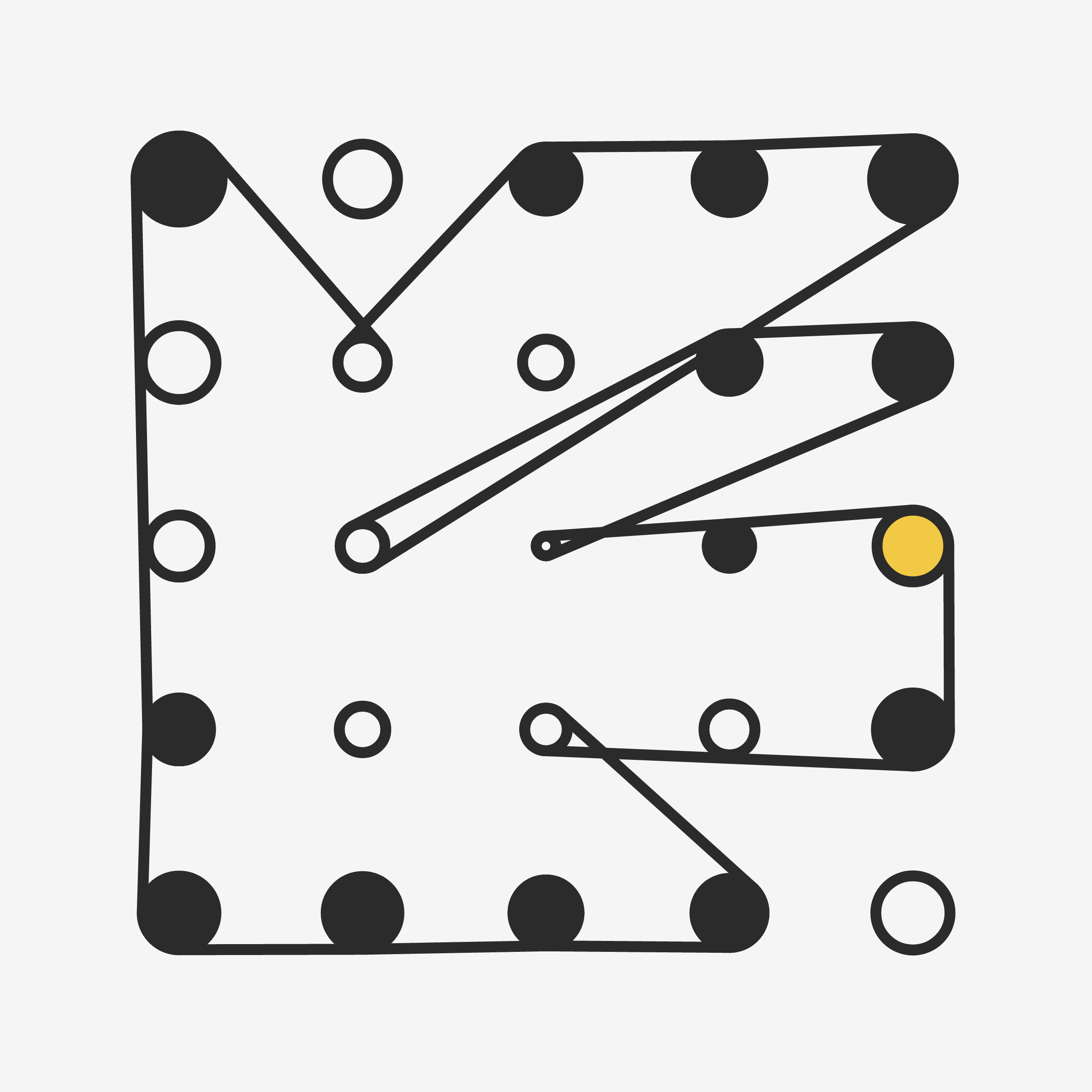 Art Blocks - Art Blocks v2 - Ringers #472 - NFT # 13000472