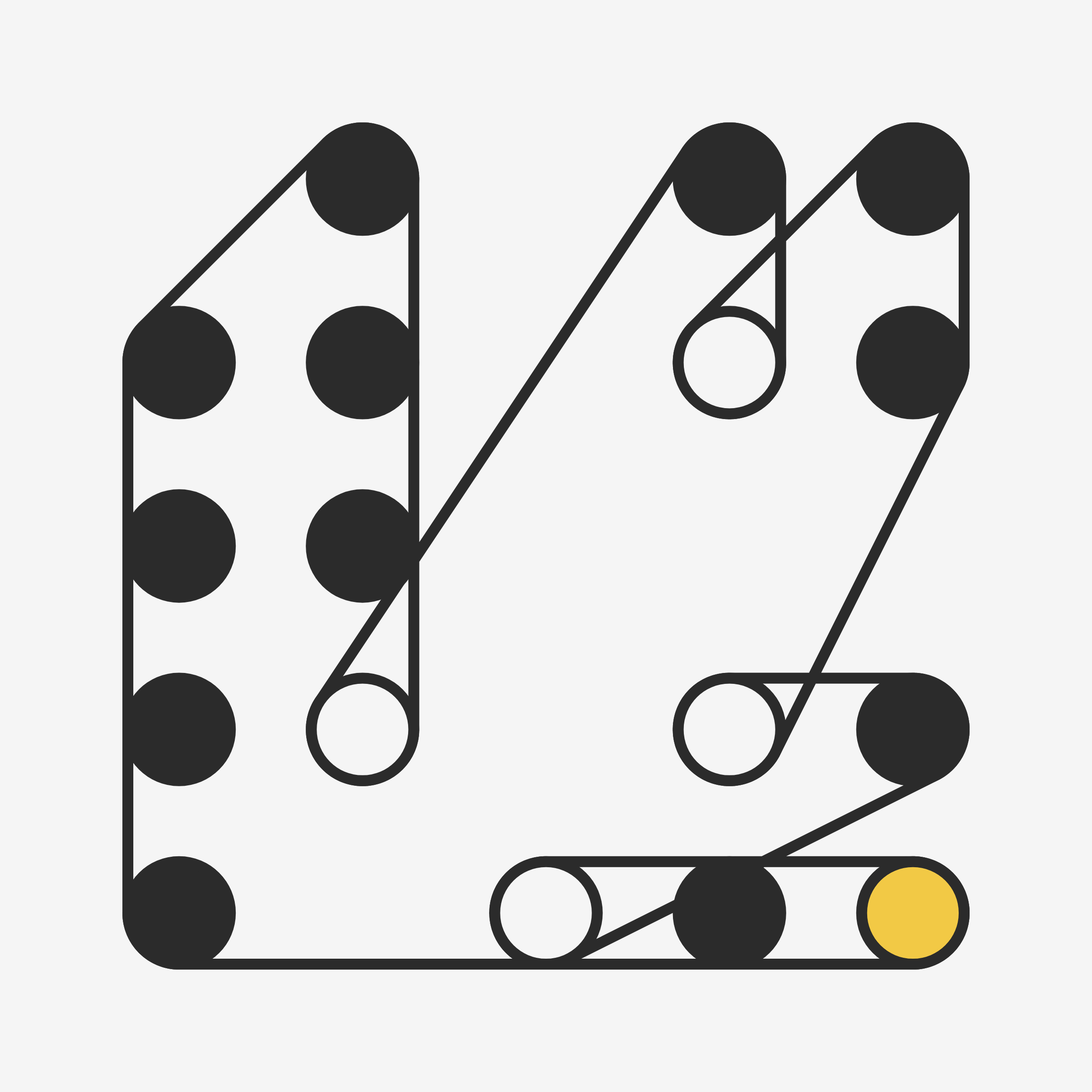 Art Blocks - Art Blocks v2 - Ringers #474 - NFT # 13000474