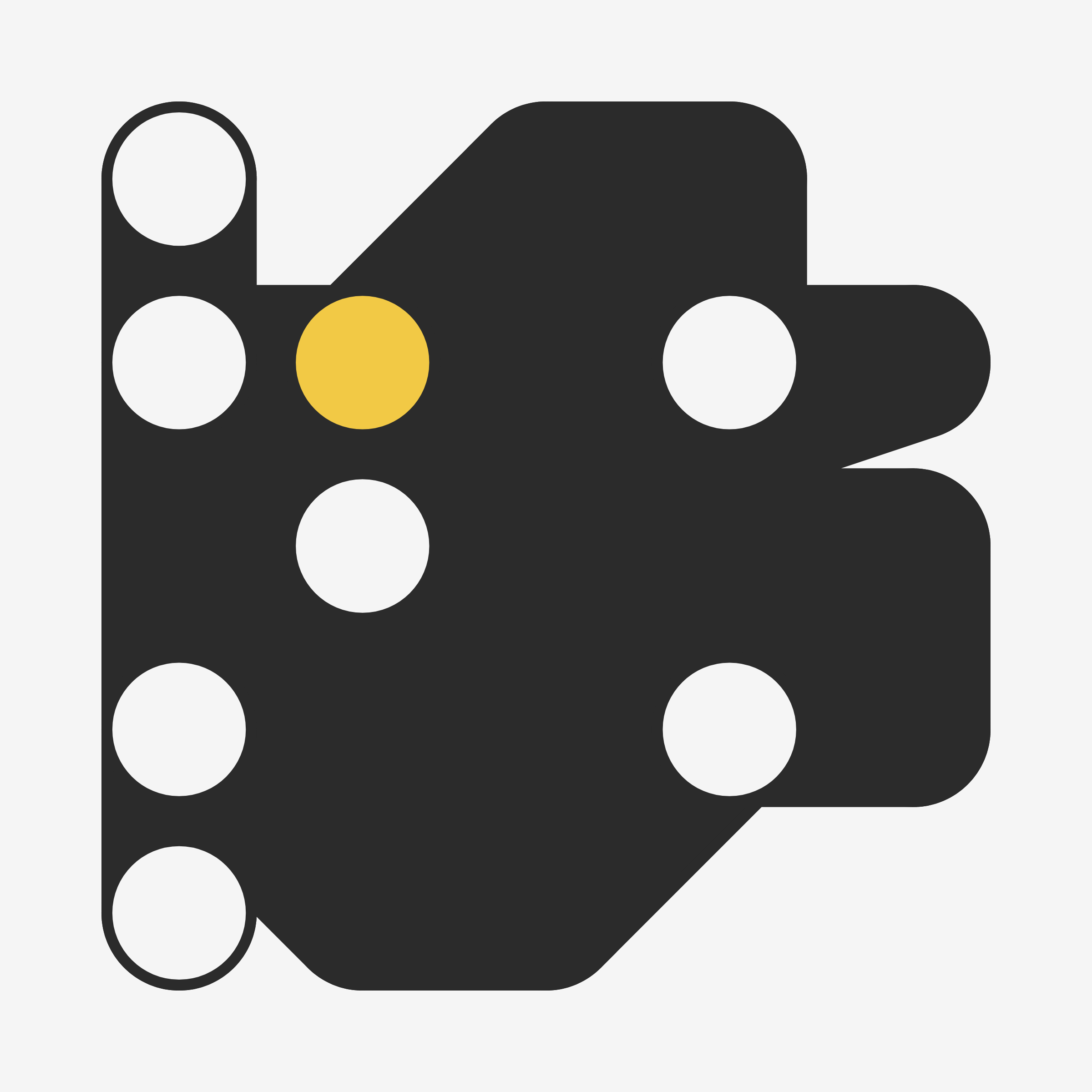 Art Blocks - Art Blocks v2 - Ringers #484 - NFT # 13000484