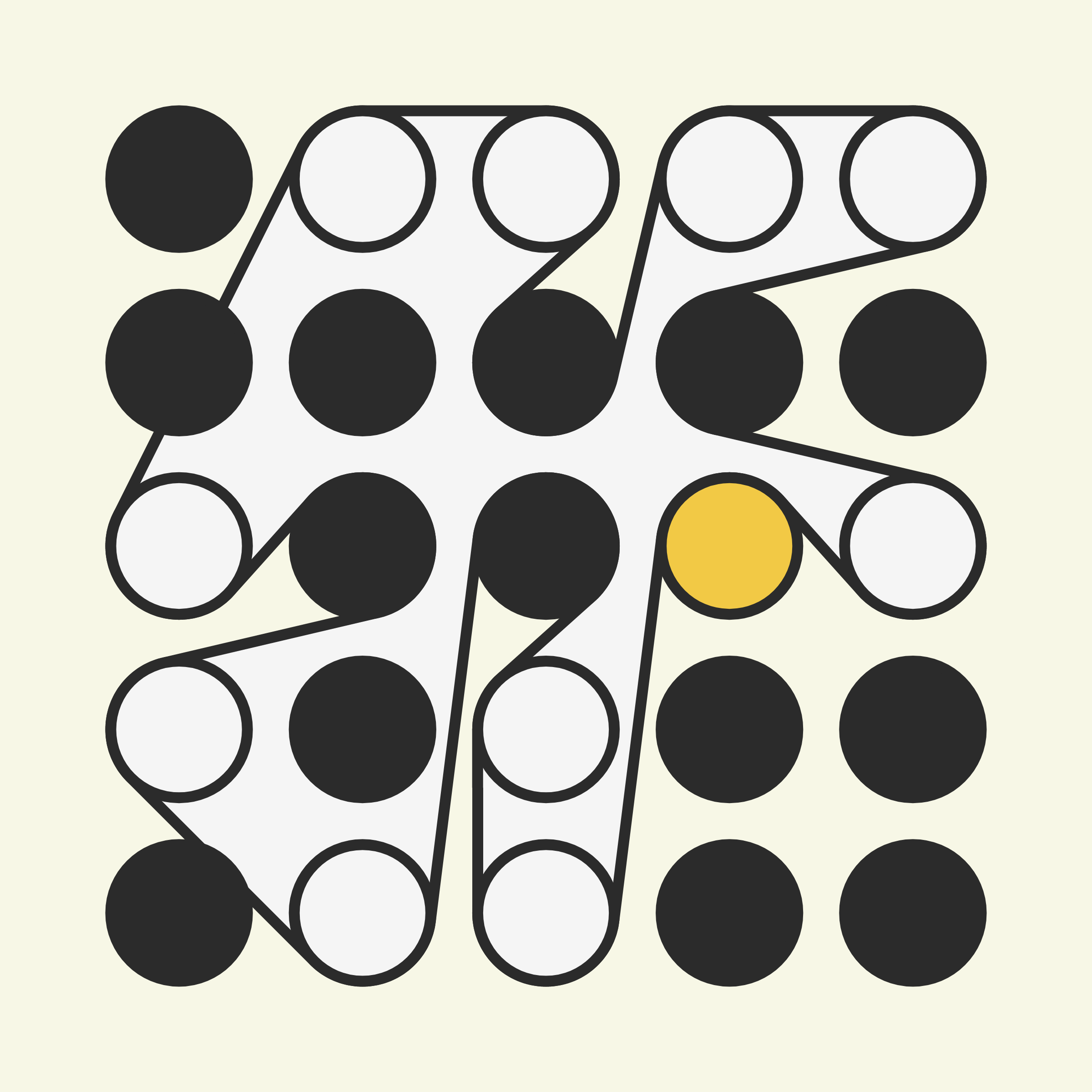 Art Blocks - Art Blocks v2 - Ringers #496 - NFT # 13000496