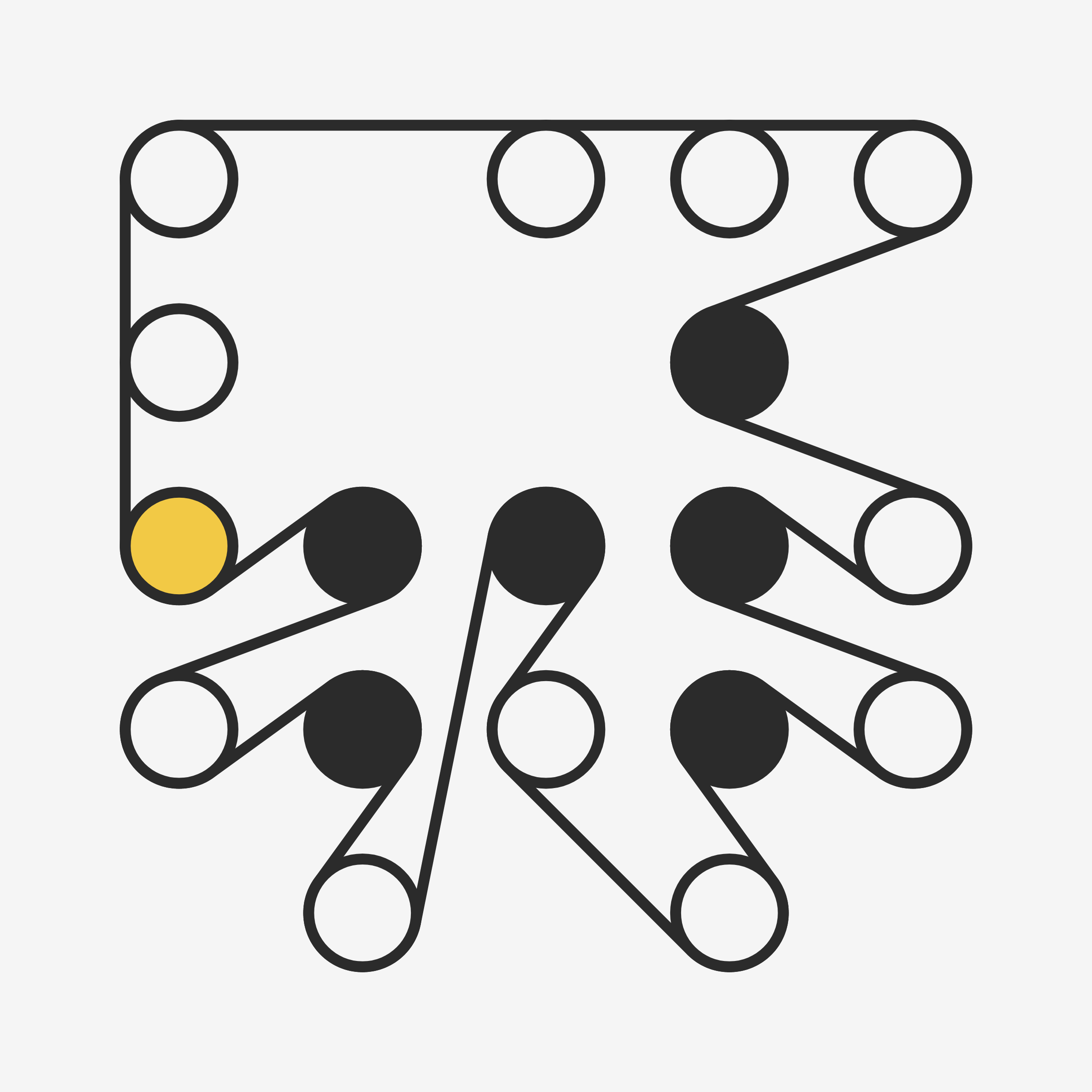 Art Blocks - Art Blocks v2 - Ringers #516 - NFT # 13000516