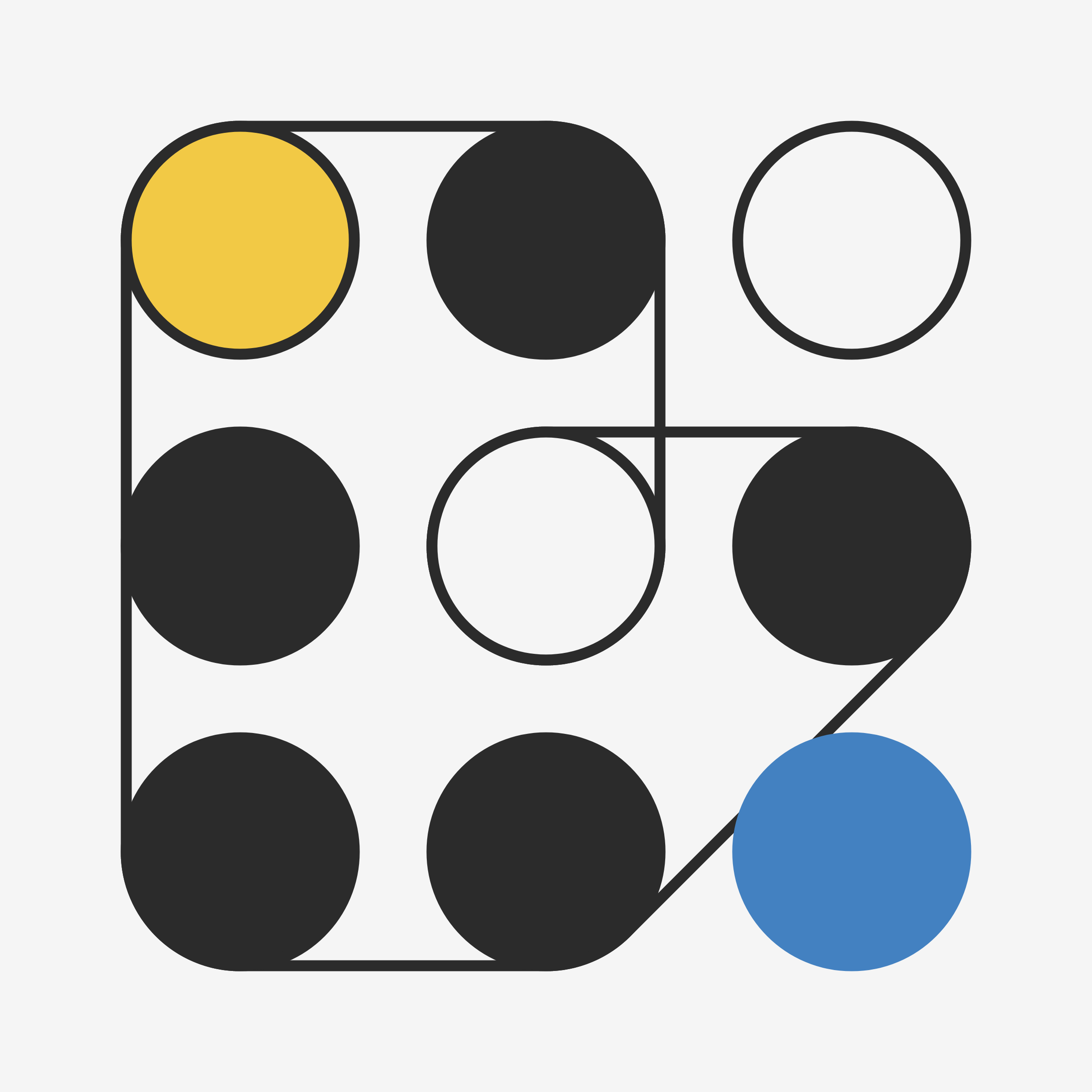 Art Blocks - Art Blocks v2 - Ringers #517 - NFT # 13000517